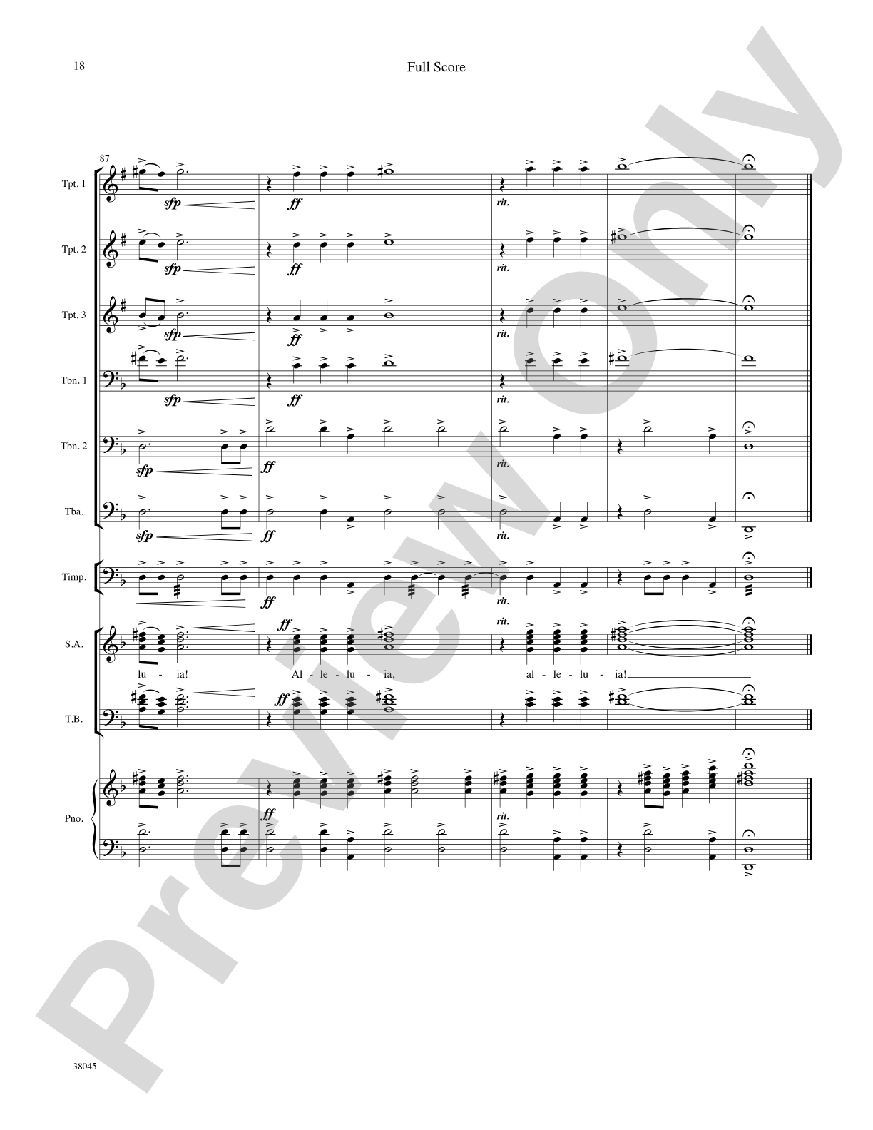 Gloria Fanfare: Choral SoundPax