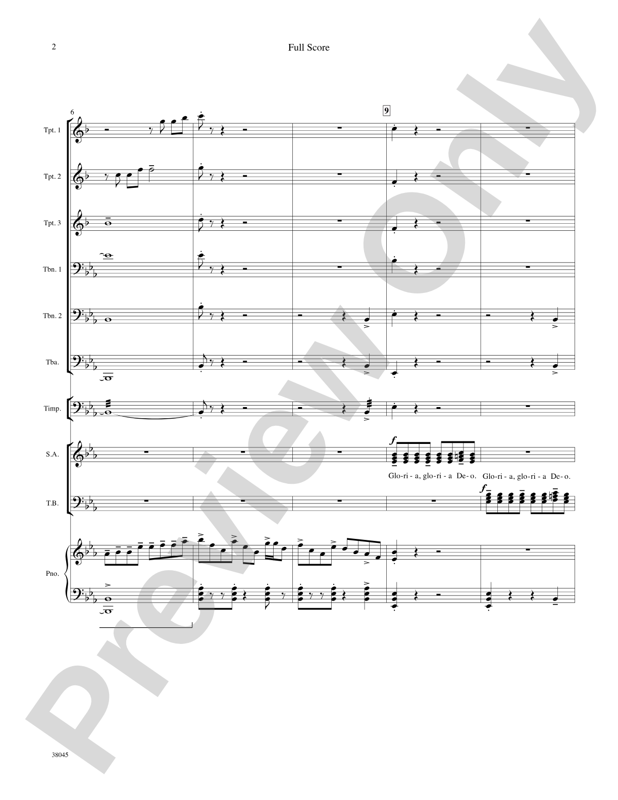 Gloria Fanfare: Choral SoundPax