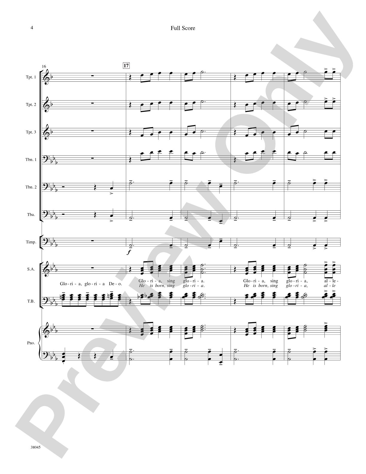 Gloria Fanfare: Choral SoundPax