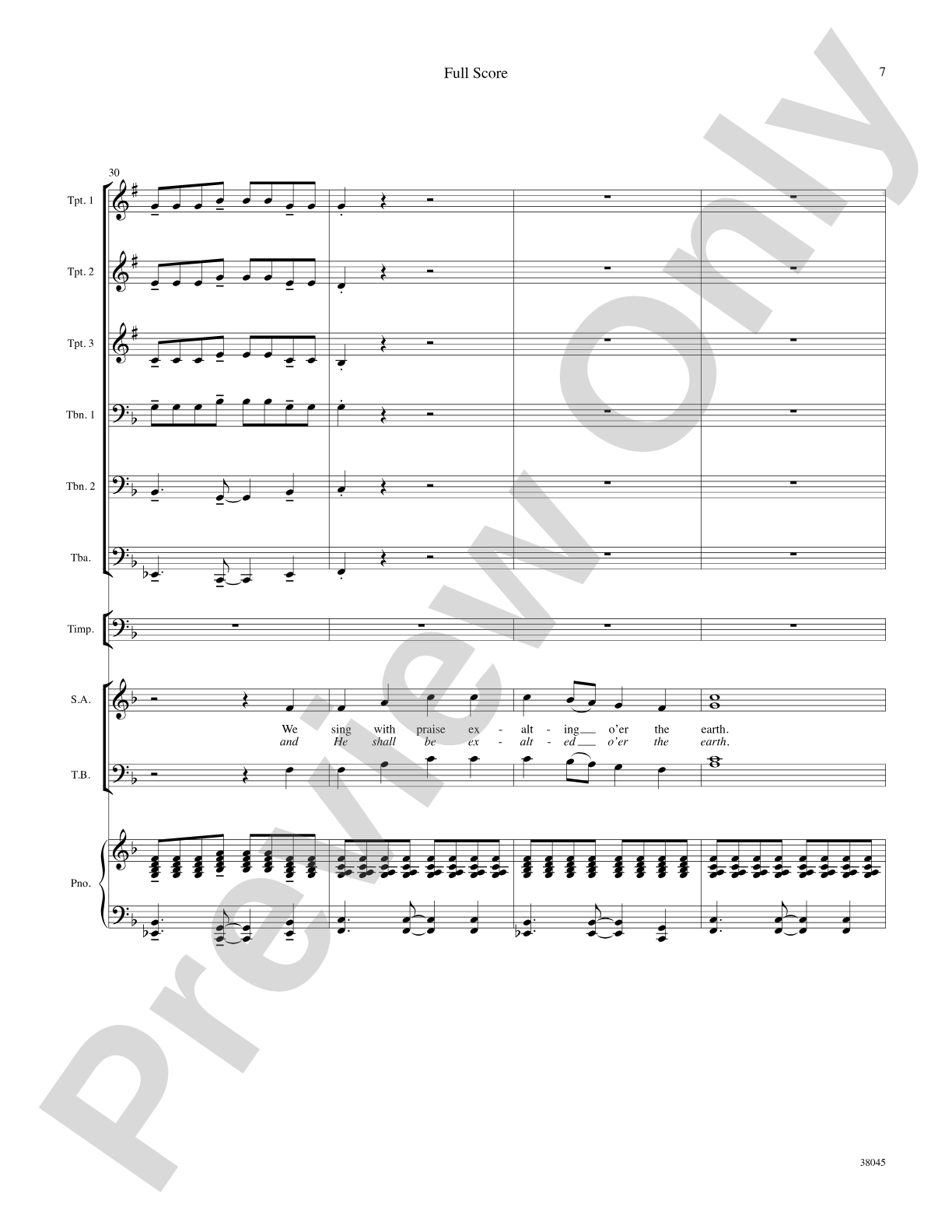 Gloria Fanfare: Choral SoundPax