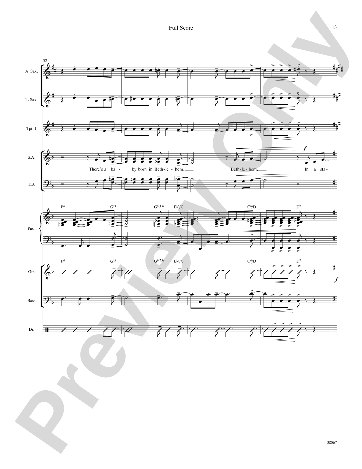 Baby Born in Bethlehem: Choral SoundPax