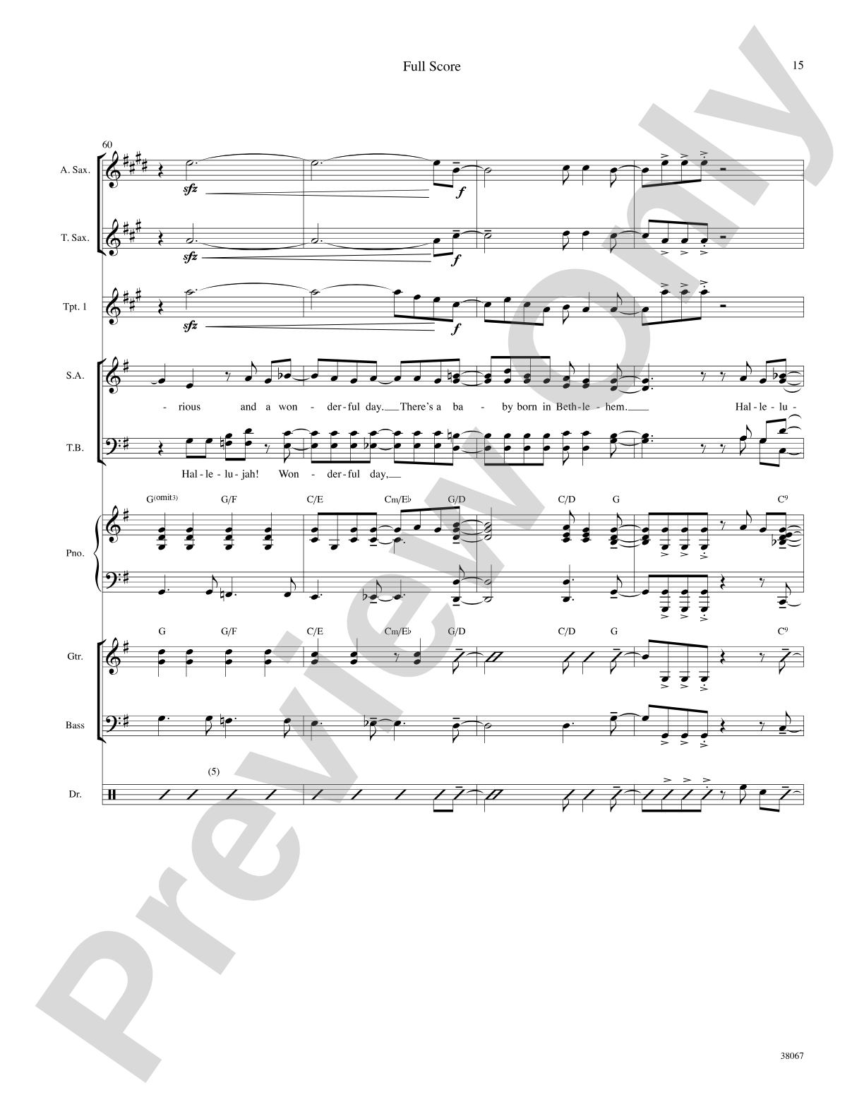 Baby Born in Bethlehem: Choral SoundPax