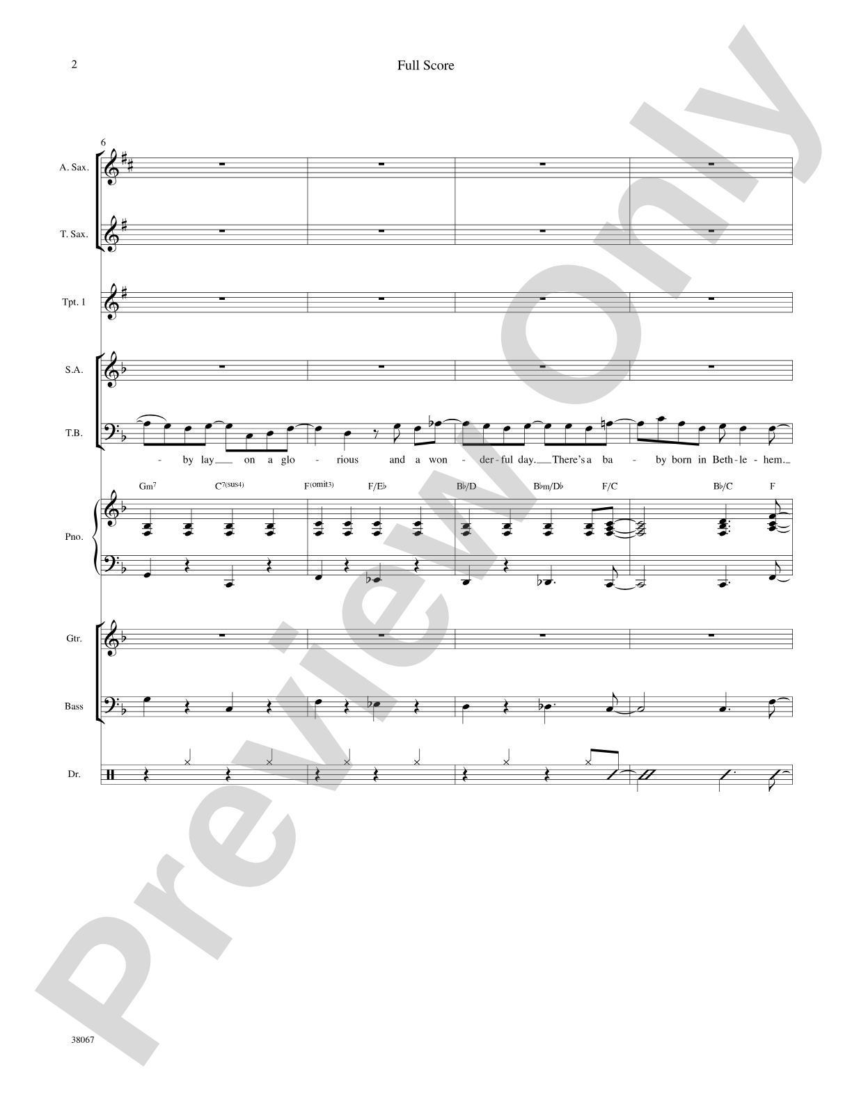 Baby Born in Bethlehem: Choral SoundPax