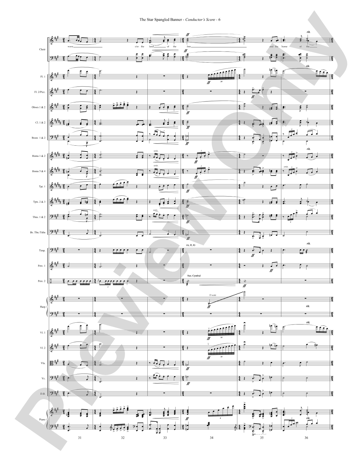 The Star-Spangled Banner: Choral SoundPax