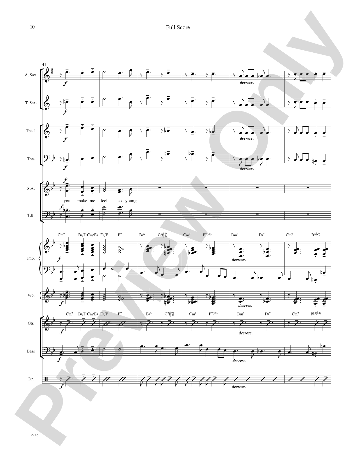 You Make Me Feel So Young: Choral SoundPax