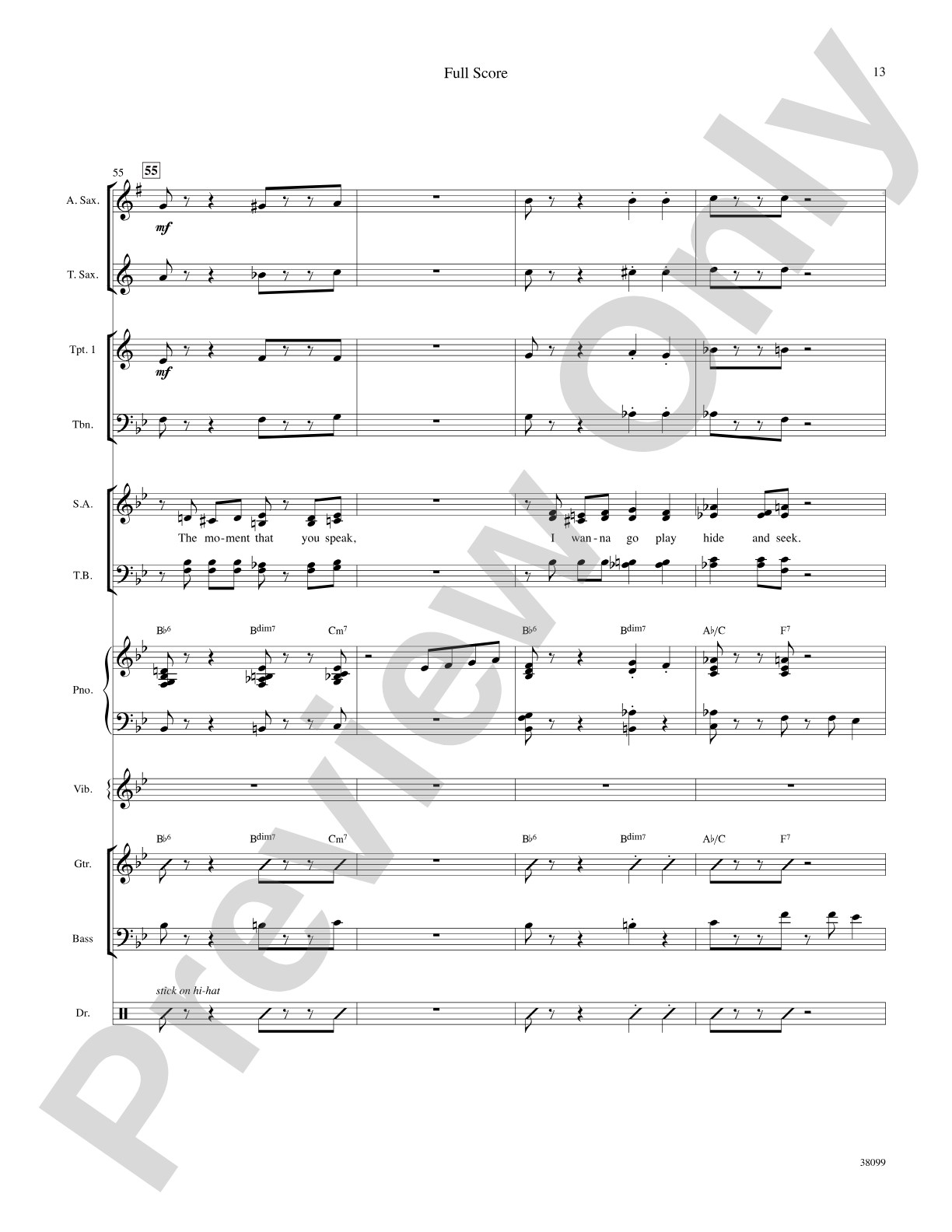 You Make Me Feel So Young: Choral SoundPax