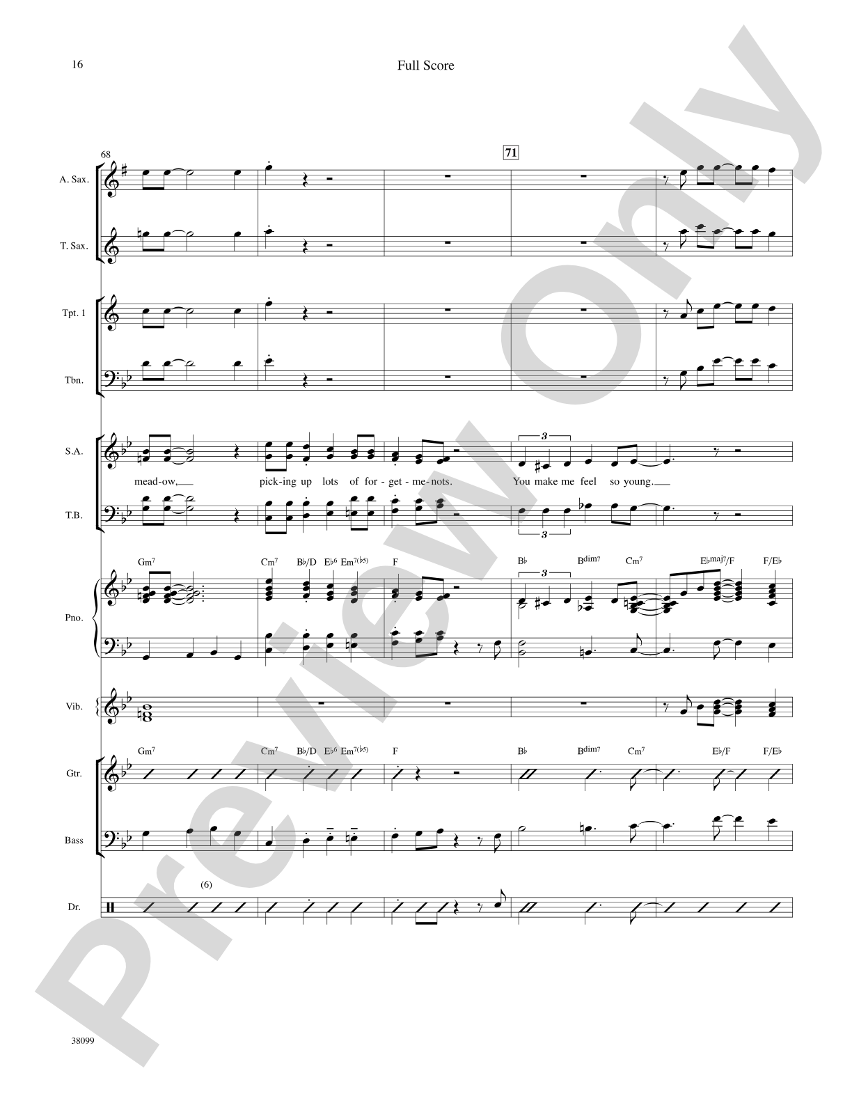 You Make Me Feel So Young: Choral SoundPax