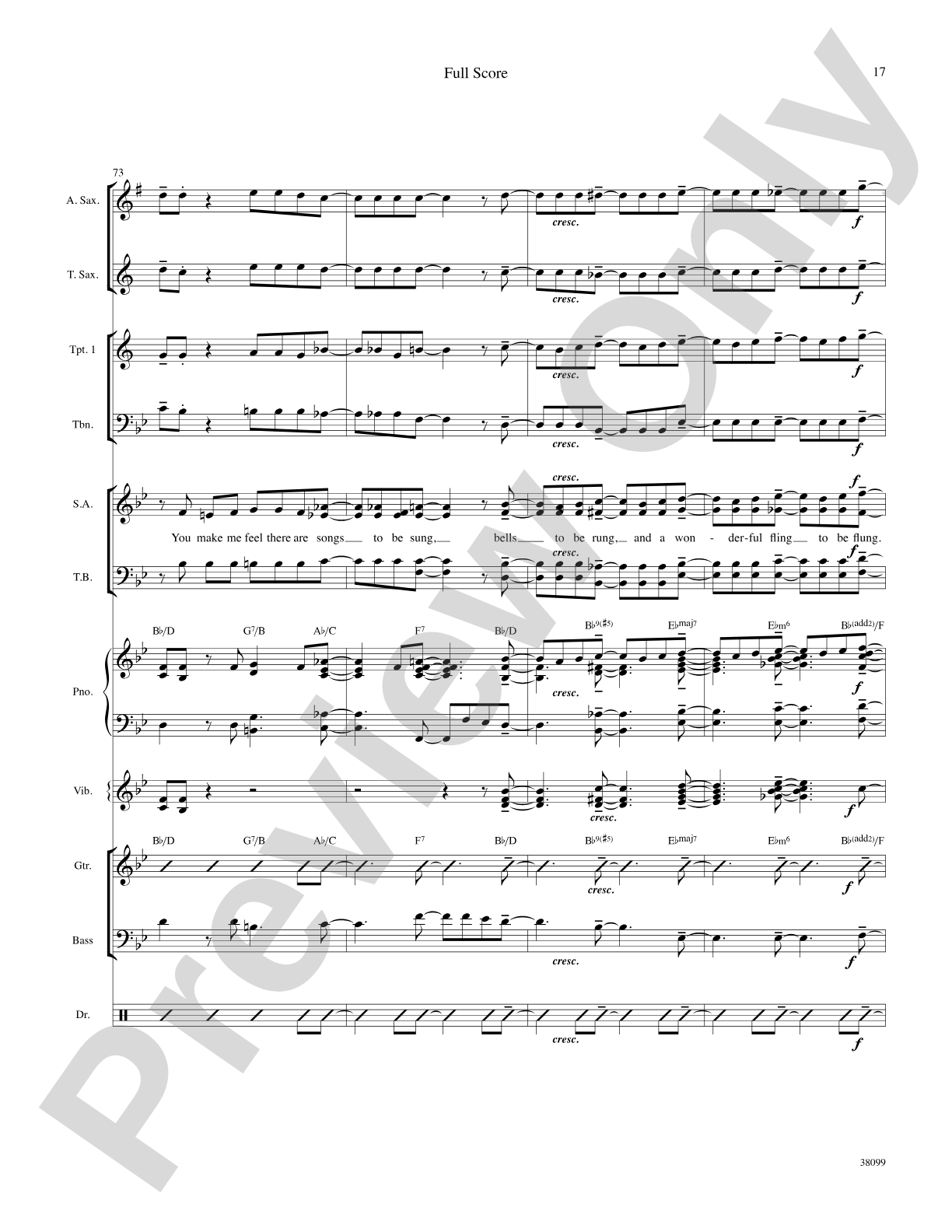 You Make Me Feel So Young: Choral SoundPax