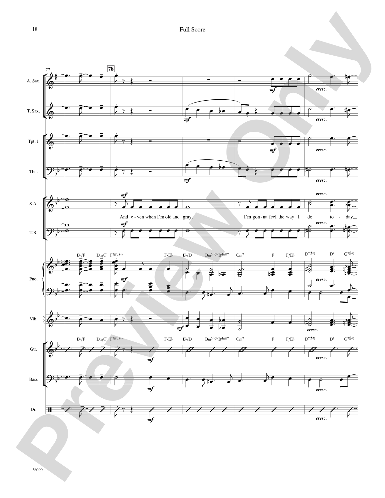 You Make Me Feel So Young: Choral SoundPax