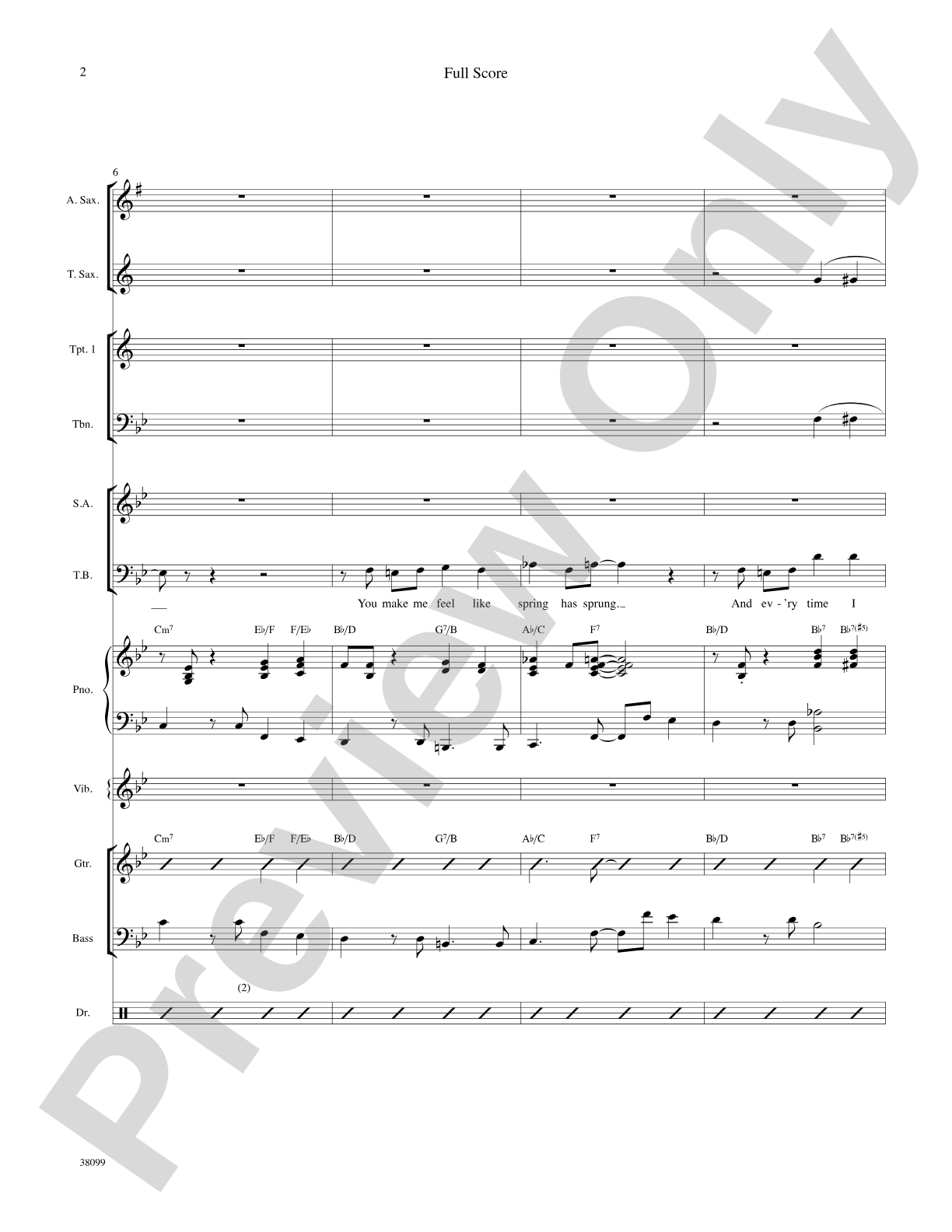 You Make Me Feel So Young: Choral SoundPax