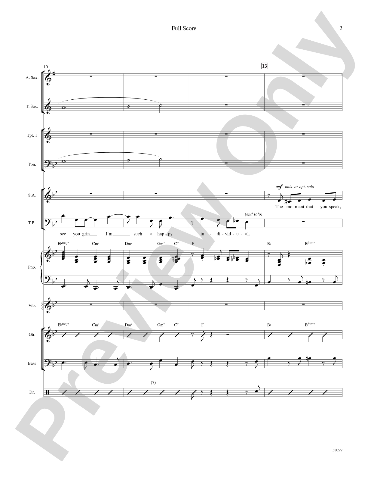 You Make Me Feel So Young: Choral SoundPax