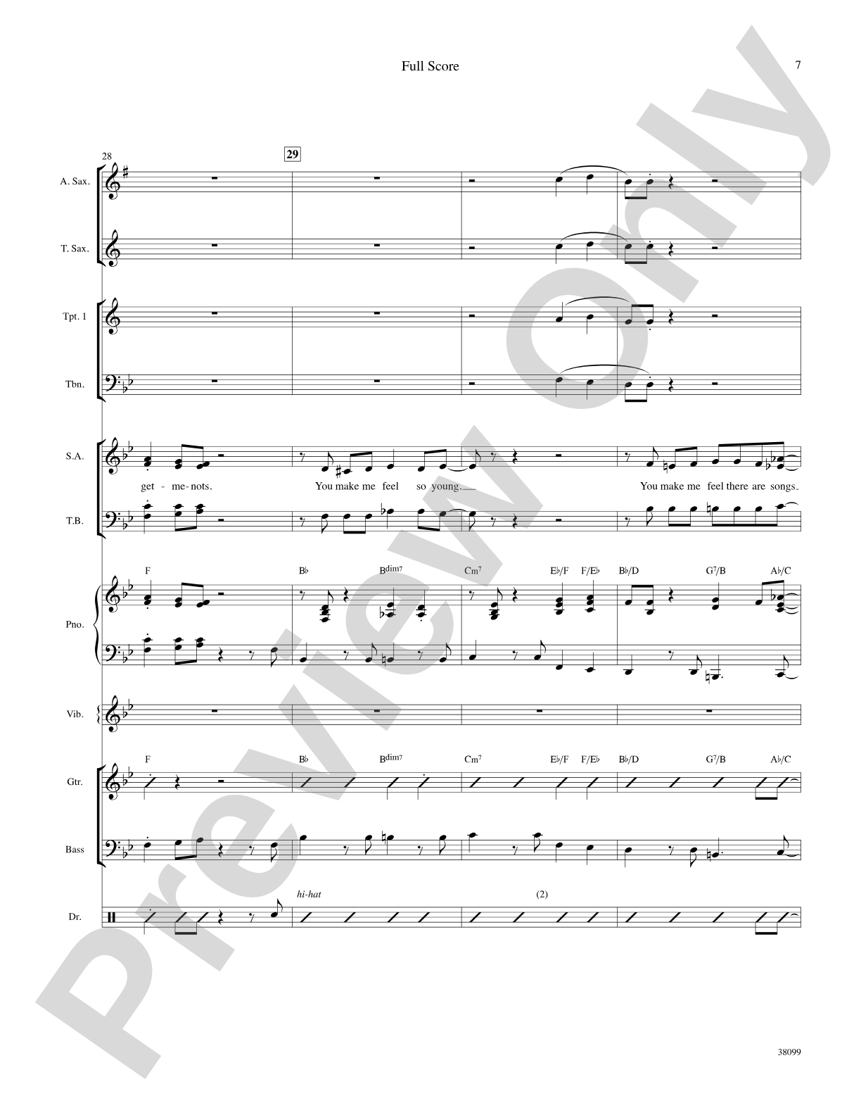 You Make Me Feel So Young: Choral SoundPax