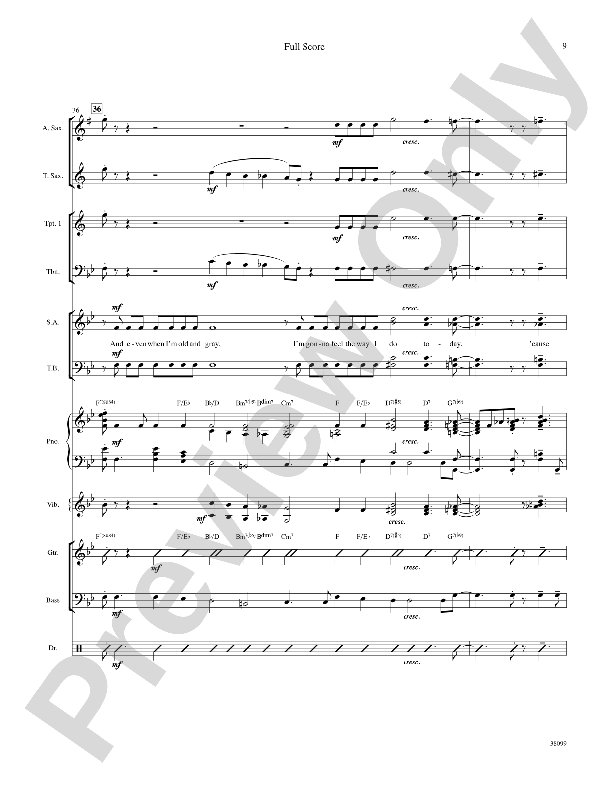 You Make Me Feel So Young: Choral SoundPax