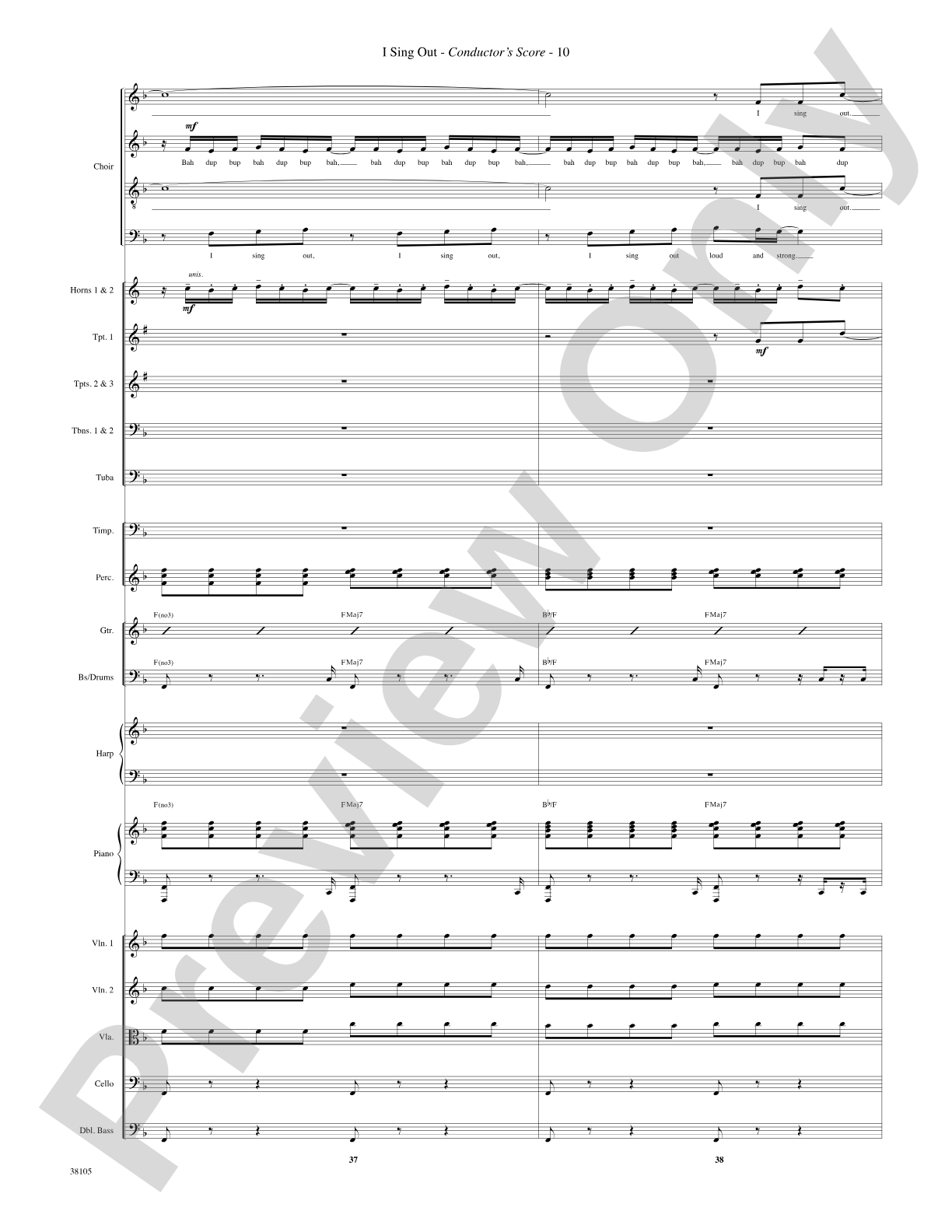 I Sing Out: Choral SoundPax