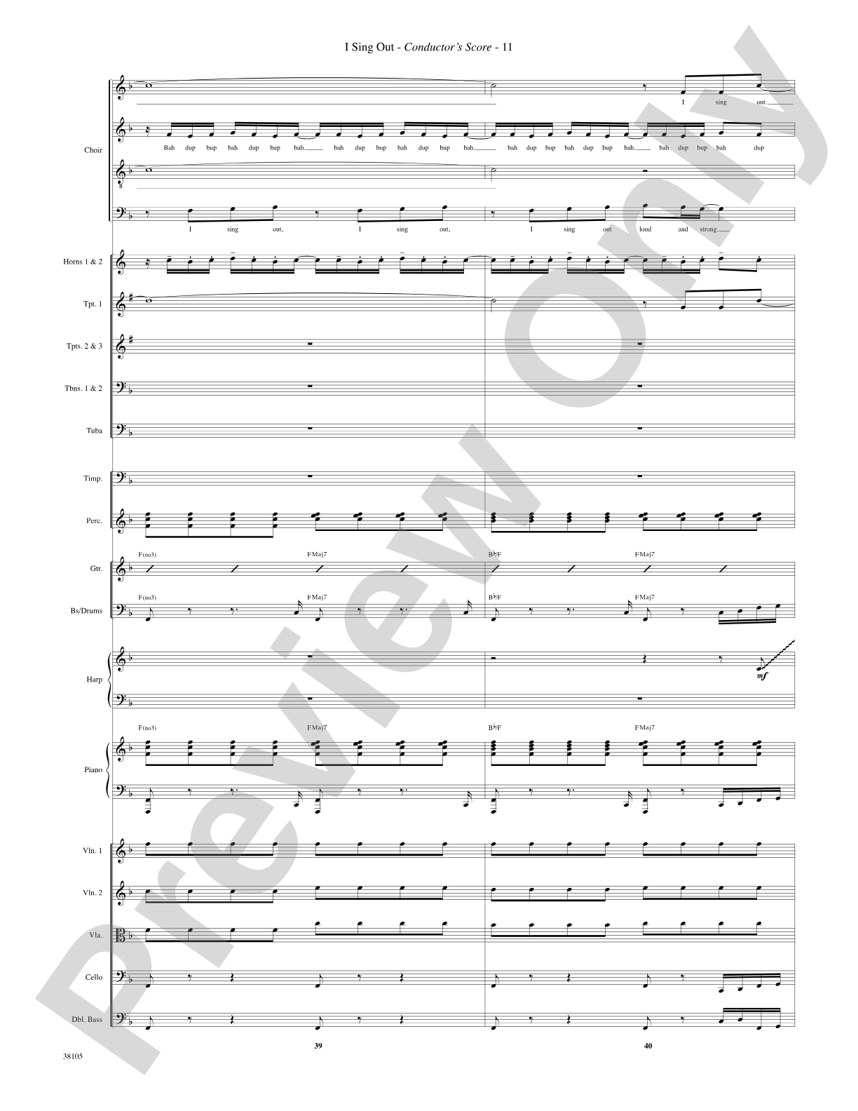 I Sing Out: Choral SoundPax