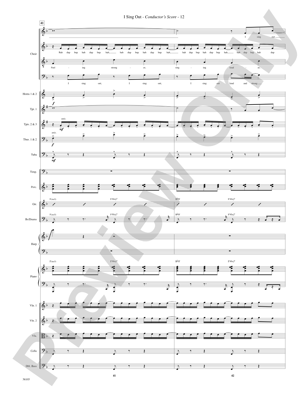 I Sing Out: Choral SoundPax