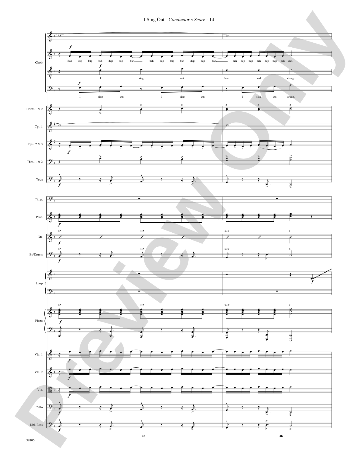 I Sing Out: Choral SoundPax