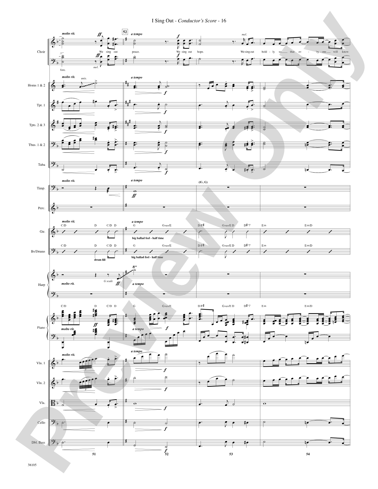 I Sing Out: Choral SoundPax