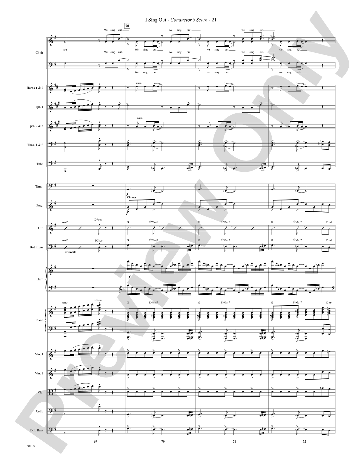 I Sing Out: Choral SoundPax