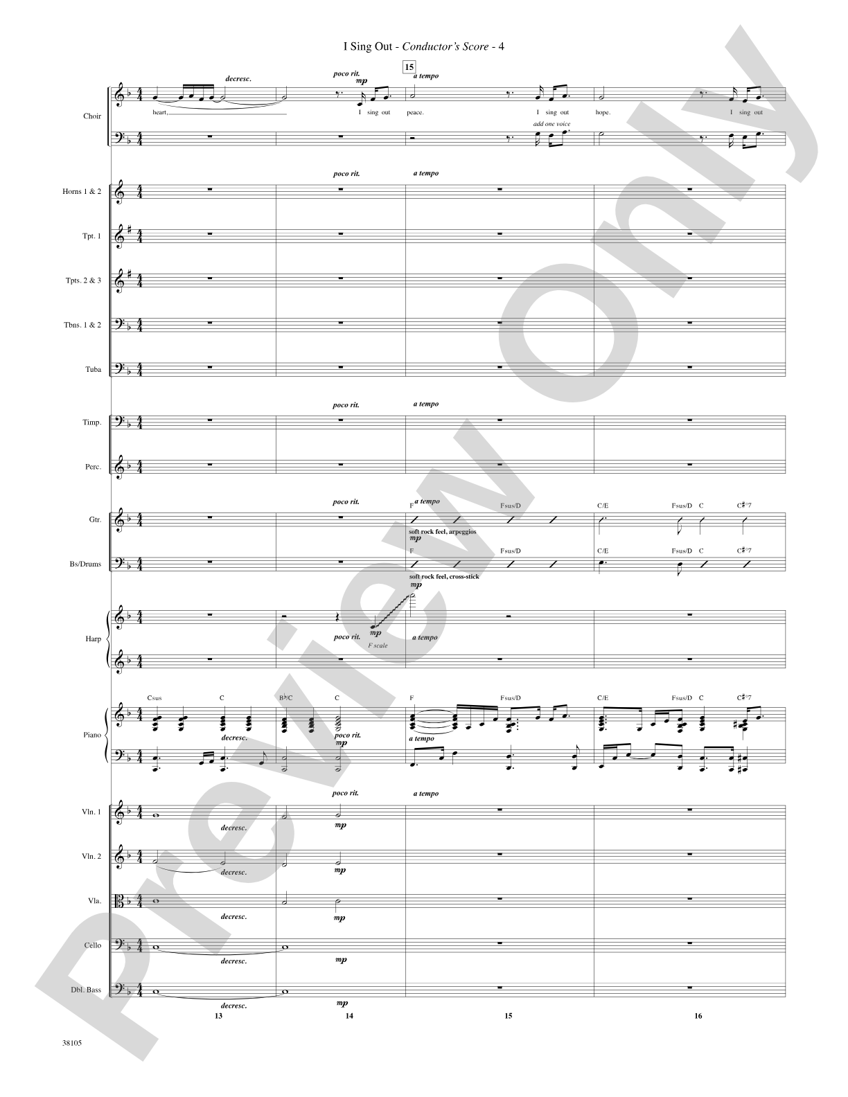 I Sing Out: Choral SoundPax