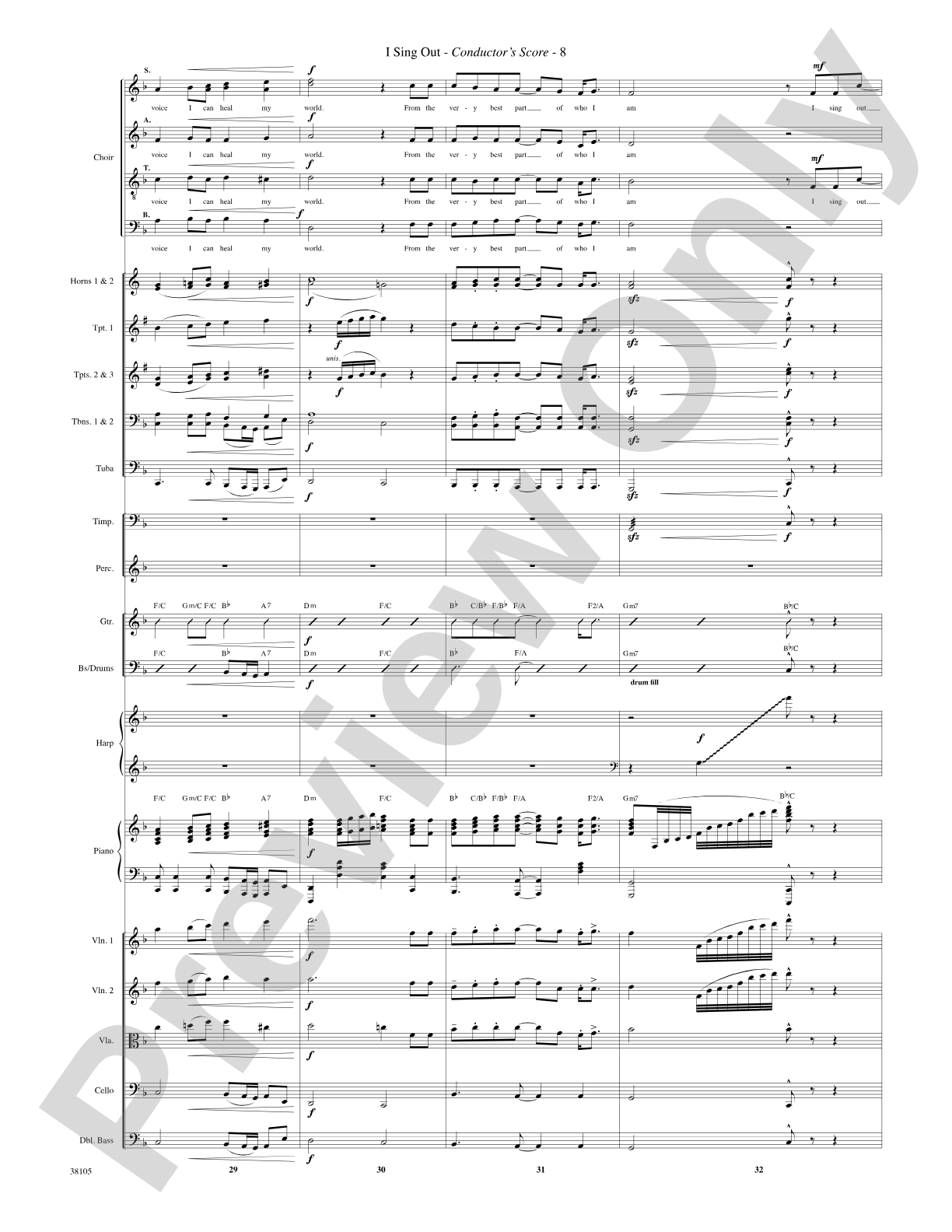 I Sing Out: Choral SoundPax