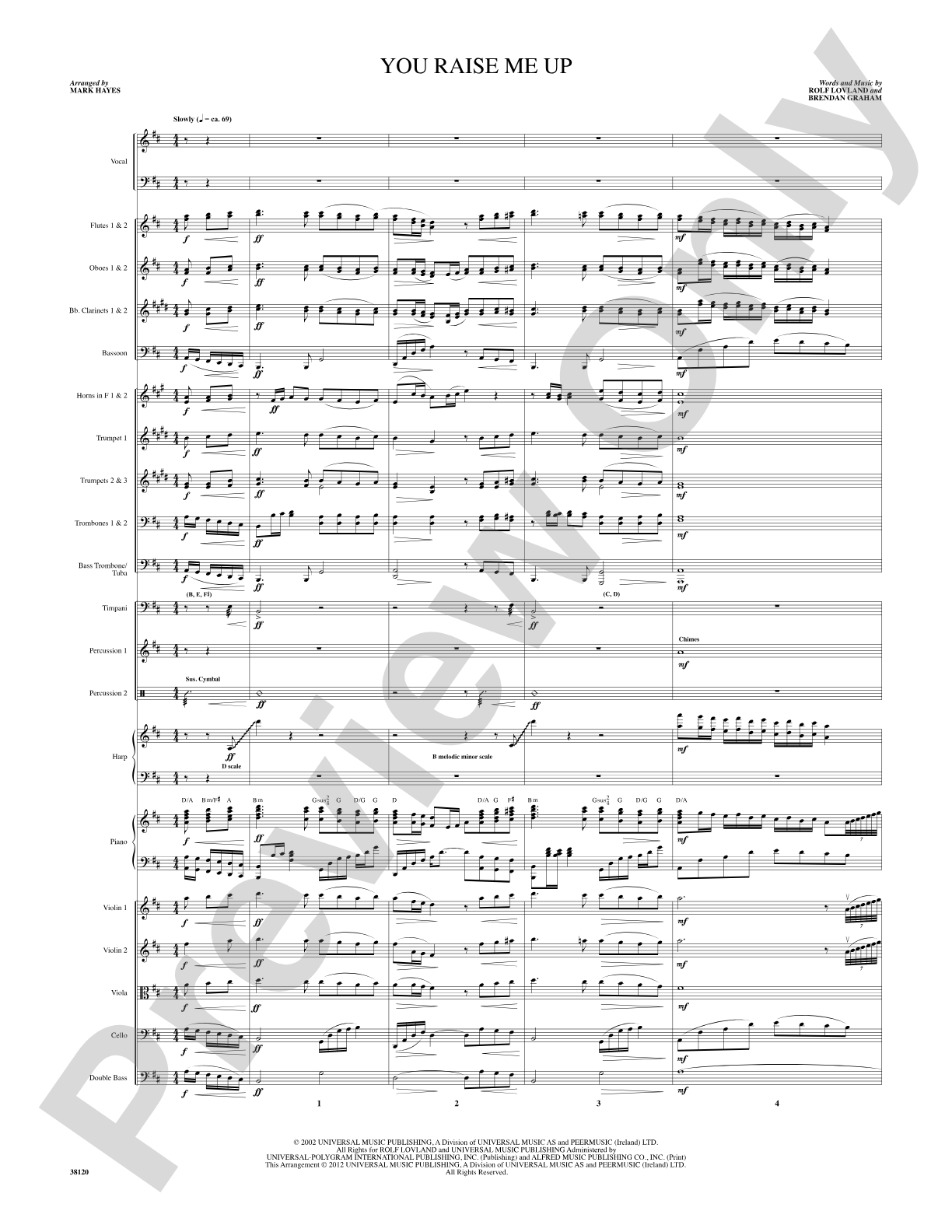 You Raise Me Up: Choral SoundPax