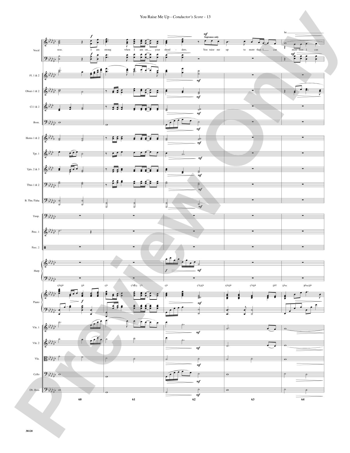You Raise Me Up: Choral SoundPax