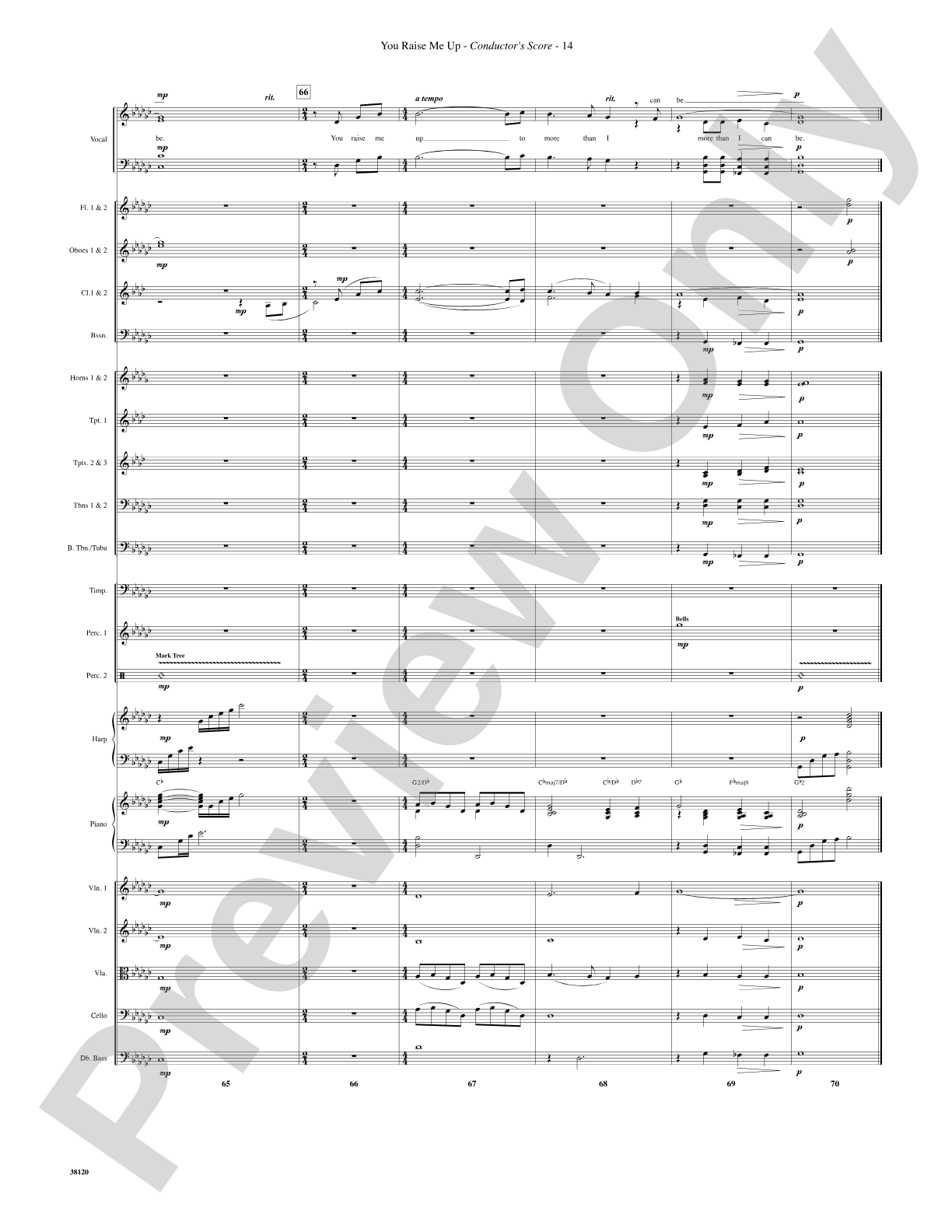 You Raise Me Up: Choral SoundPax