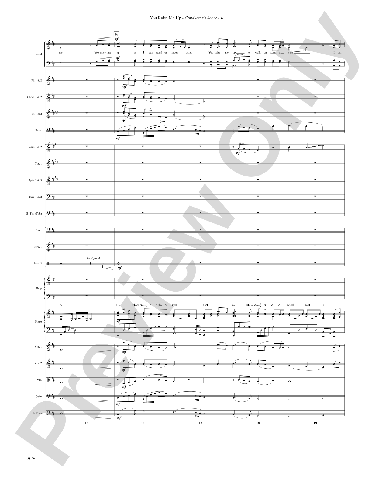 You Raise Me Up: Choral SoundPax
