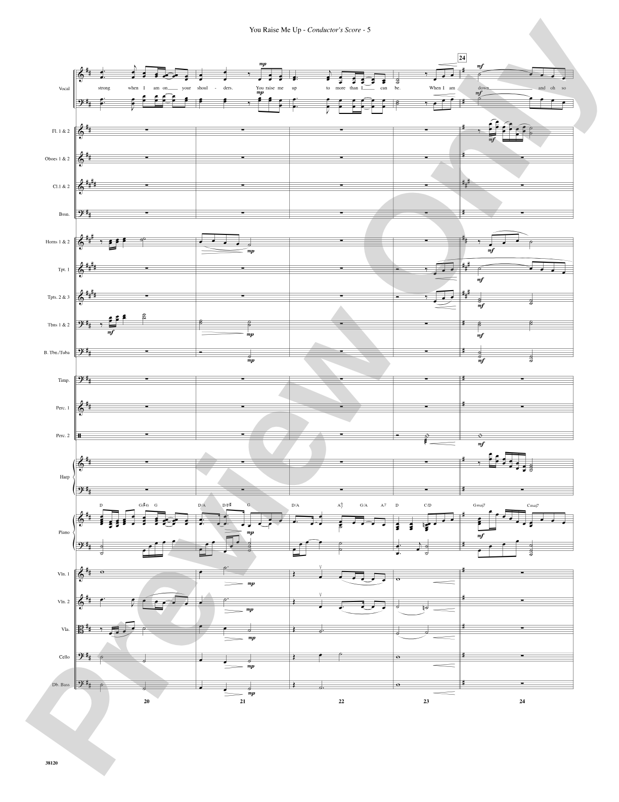 You Raise Me Up: Choral SoundPax