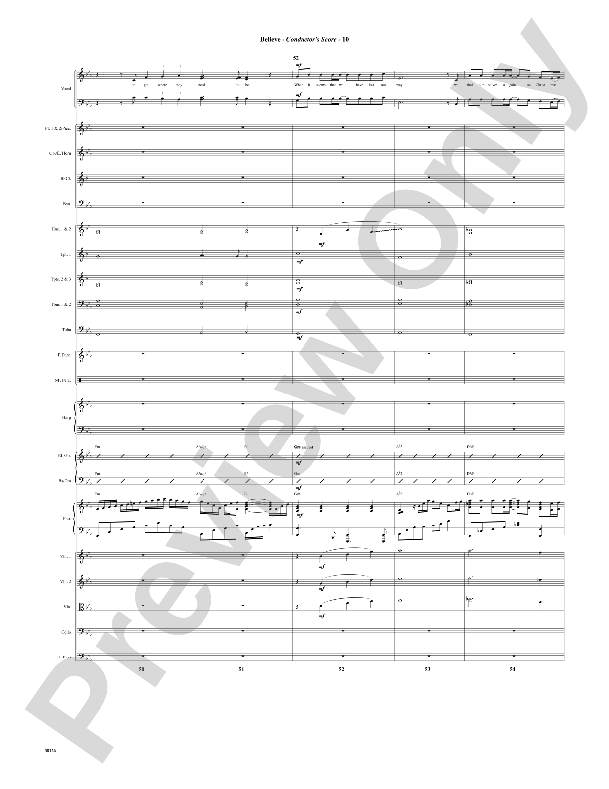 Believe (from The Polar Express): Choral SoundPax