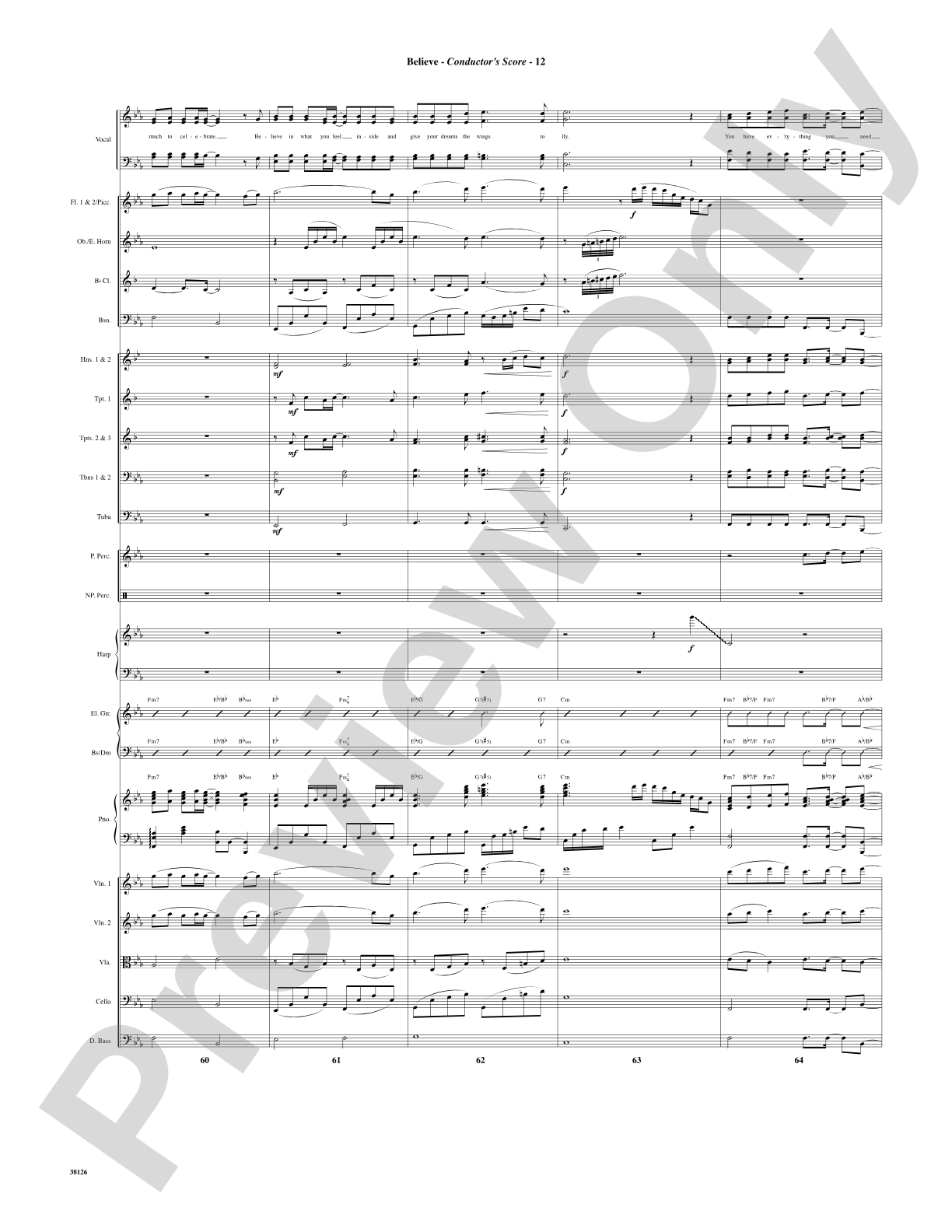 Believe (from The Polar Express): Choral SoundPax