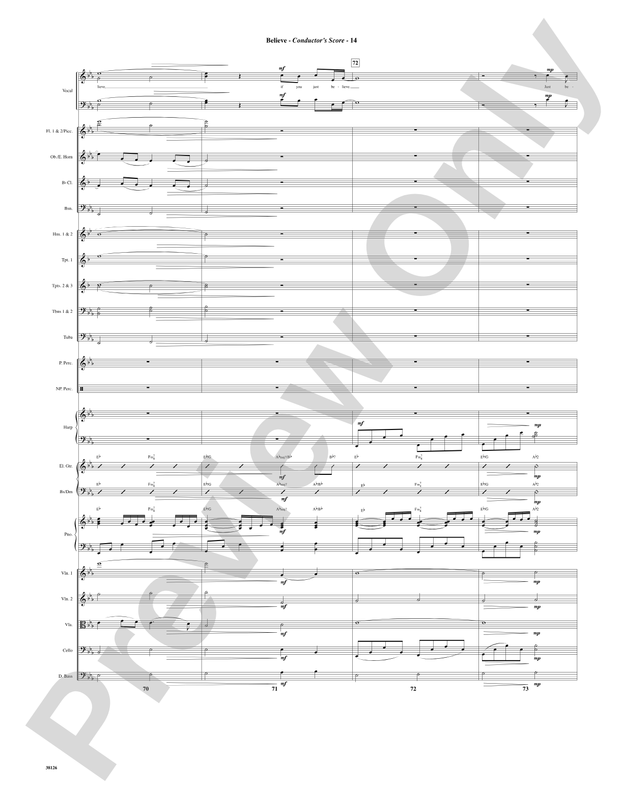 Believe (from The Polar Express): Choral SoundPax