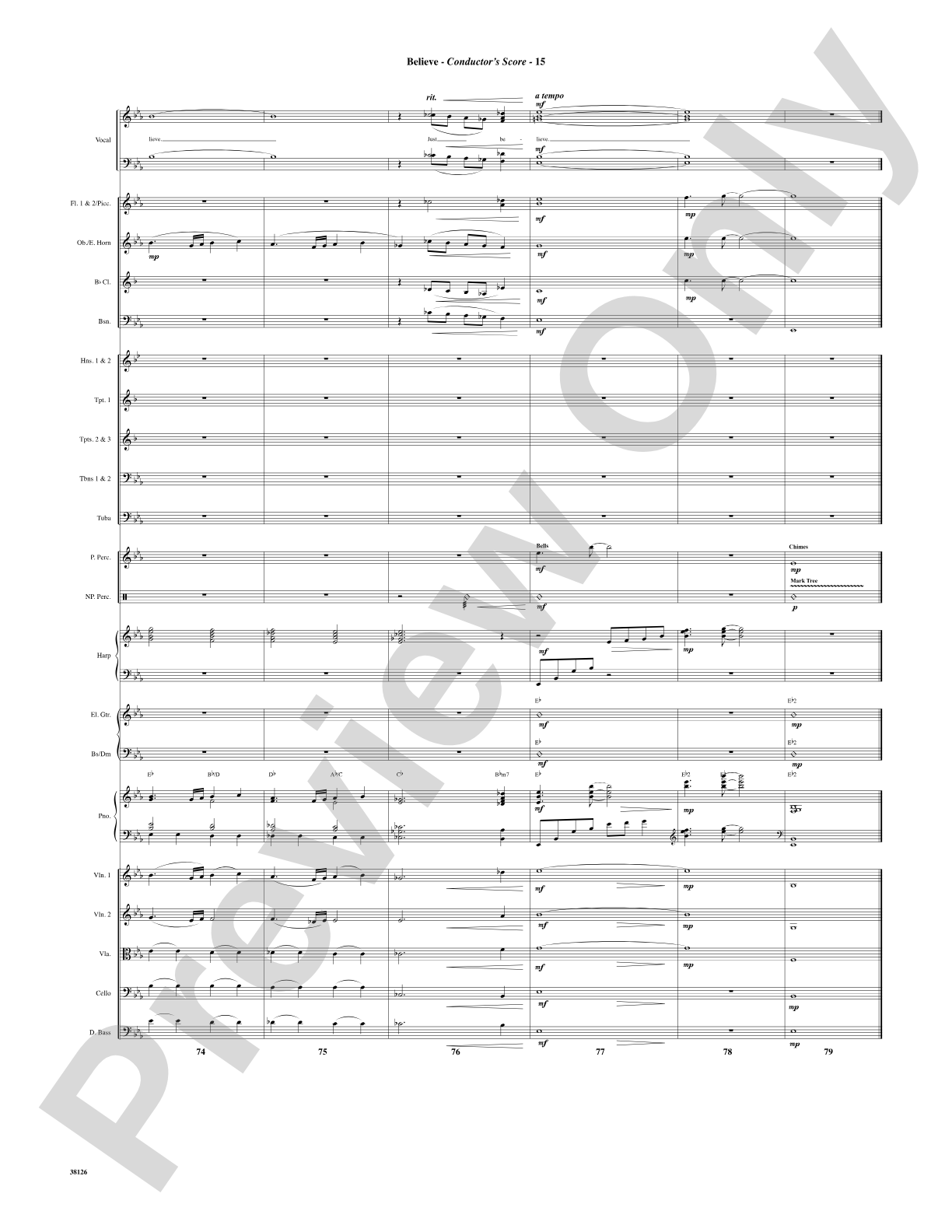 Believe (from The Polar Express): Choral SoundPax