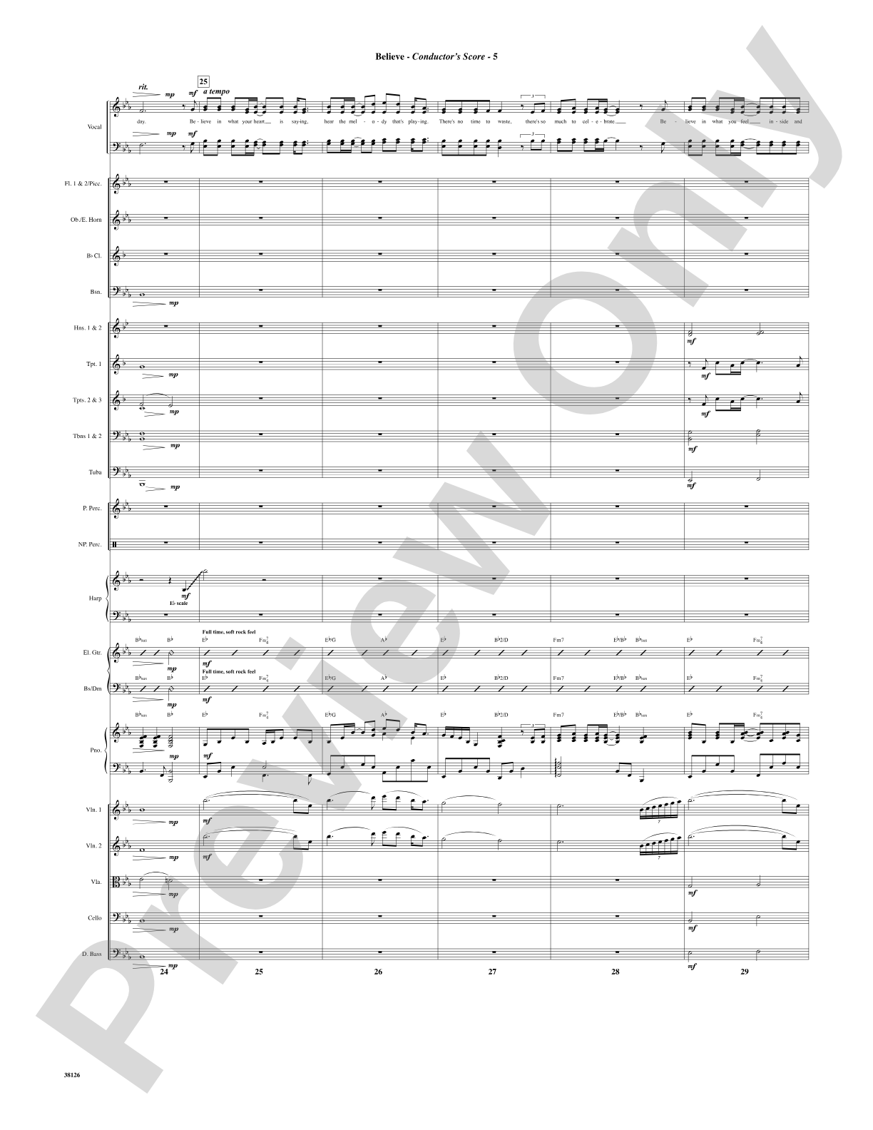 Believe (from The Polar Express): Choral SoundPax