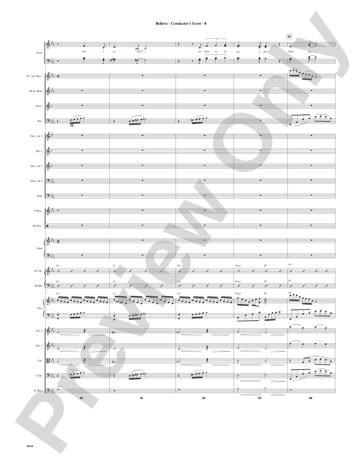 Believe (from The Polar Express): Choral SoundPax