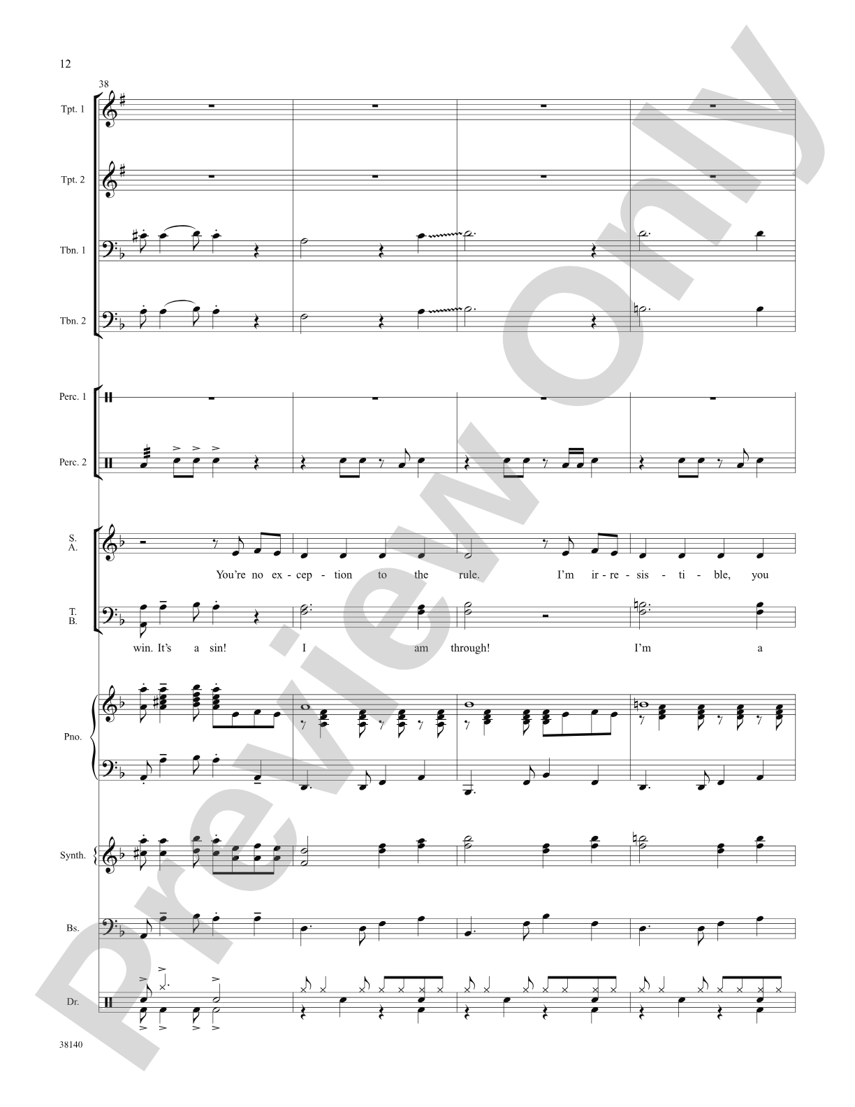 Whatever Lola Wants (Lola Gets) (from the musical Damn Yankees): Choral SoundPax