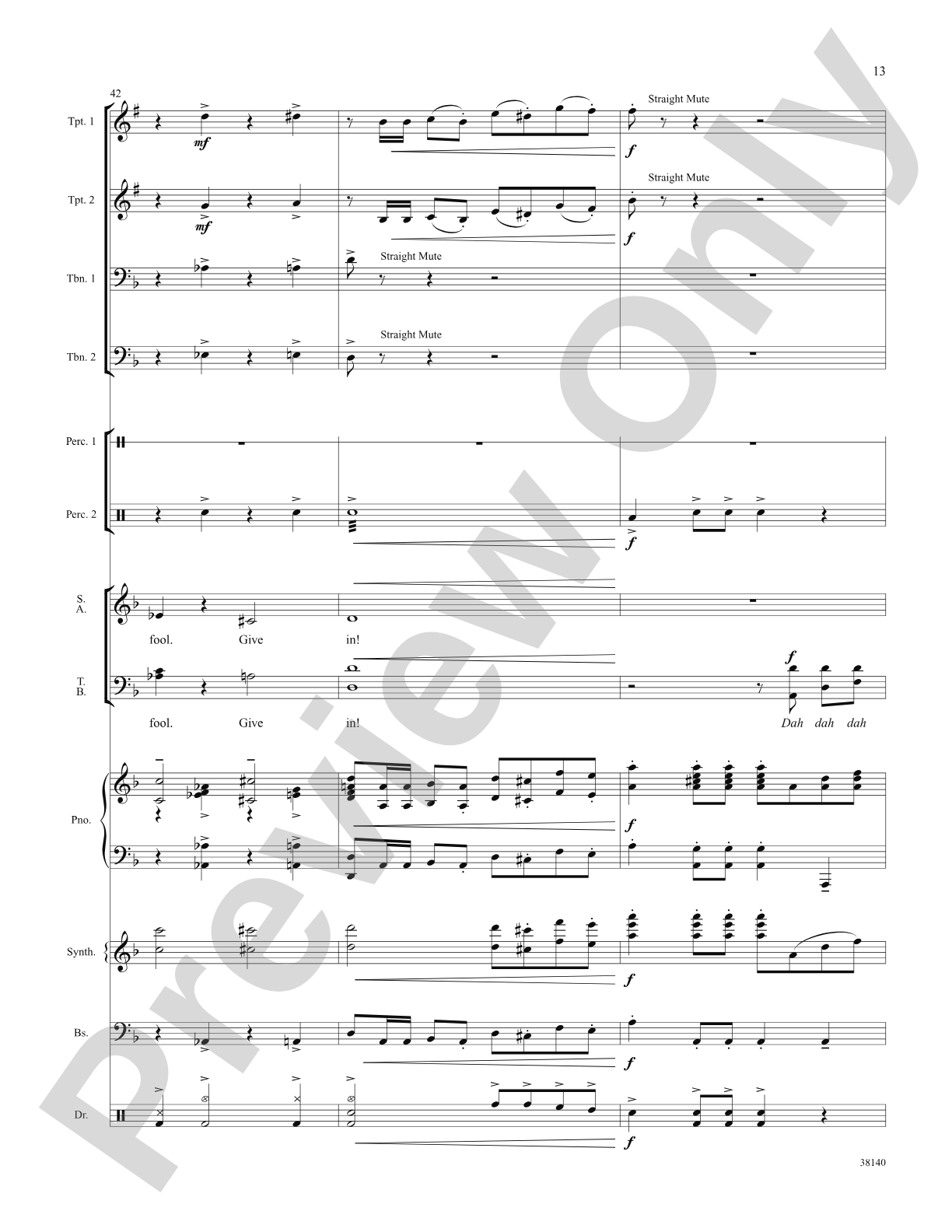 Whatever Lola Wants (Lola Gets) (from the musical Damn Yankees): Choral SoundPax