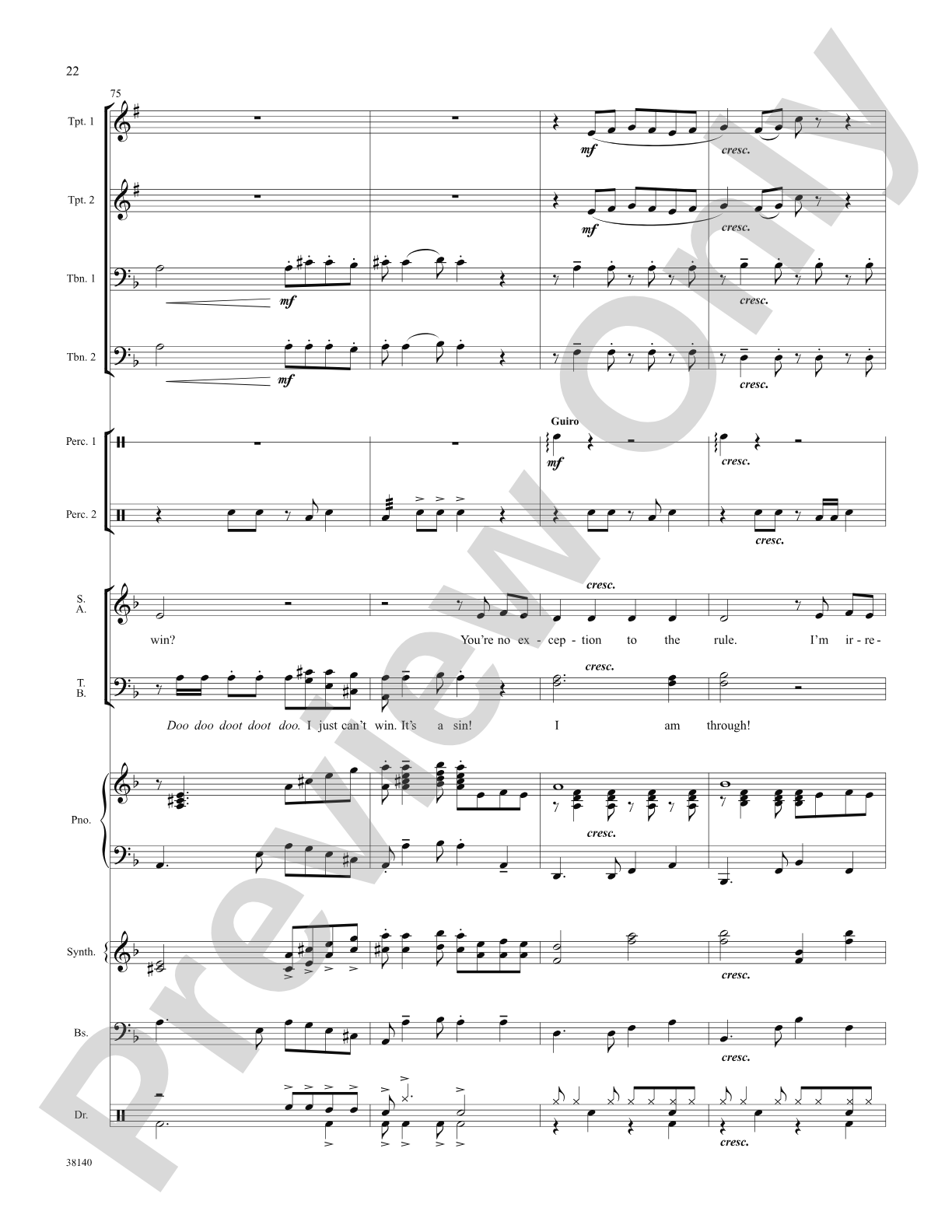 Whatever Lola Wants (Lola Gets) (from the musical Damn Yankees): Choral SoundPax