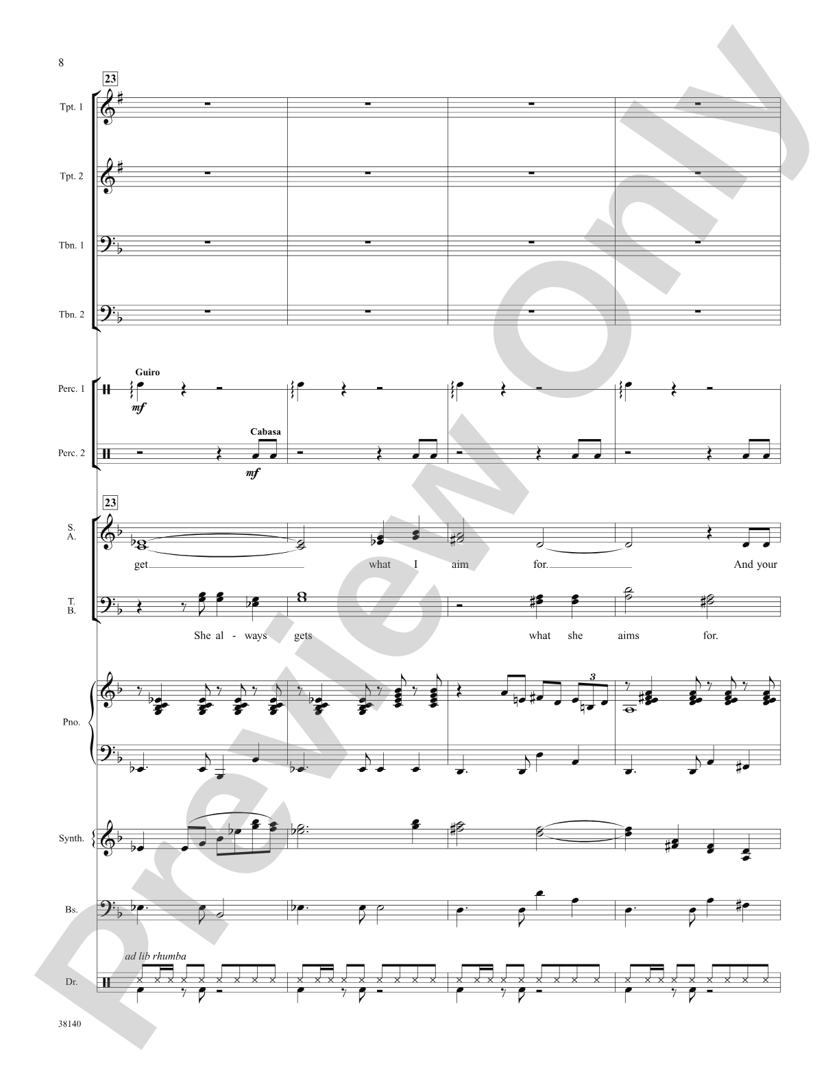 Whatever Lola Wants (Lola Gets) (from the musical Damn Yankees): Choral SoundPax