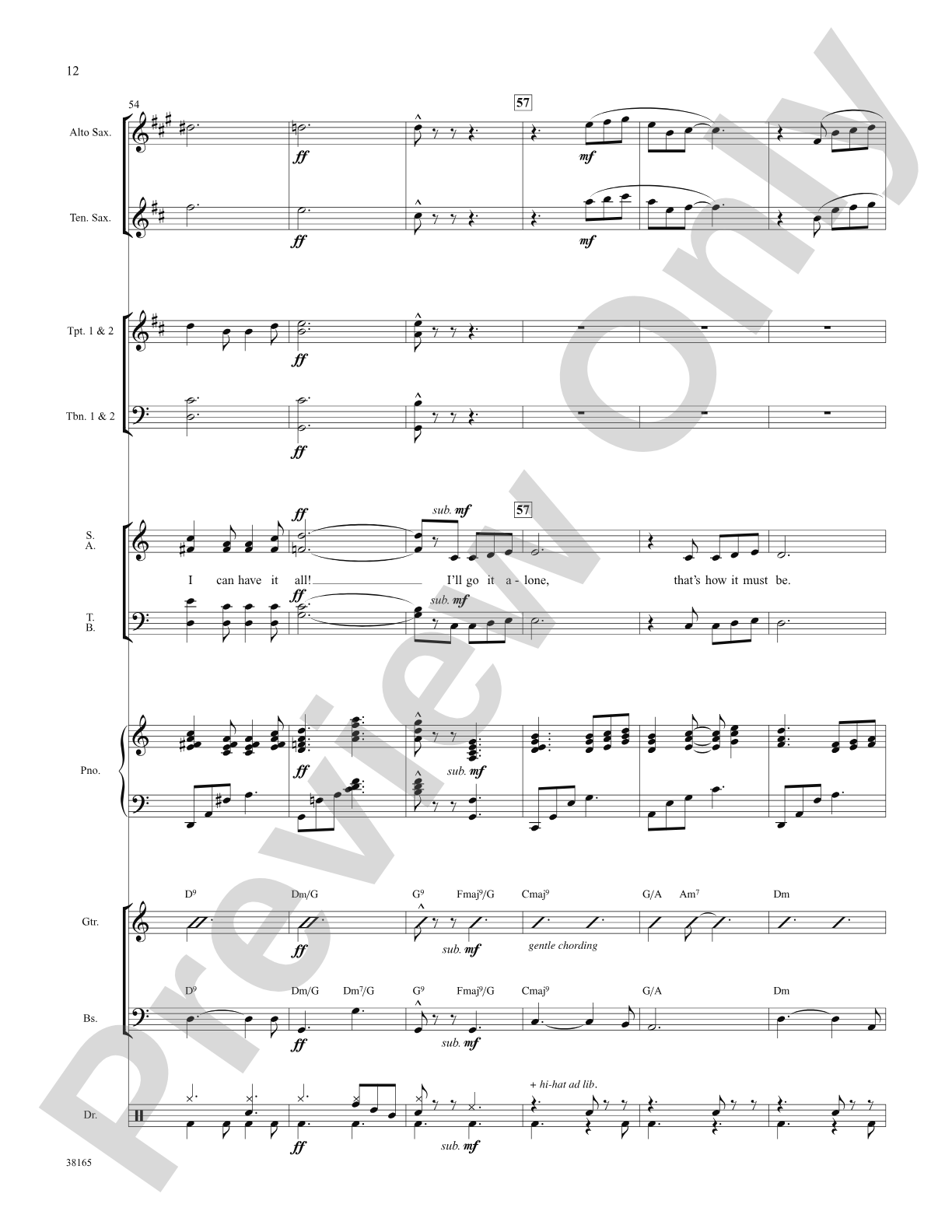I've Gotta Be Me: Choral SoundPax