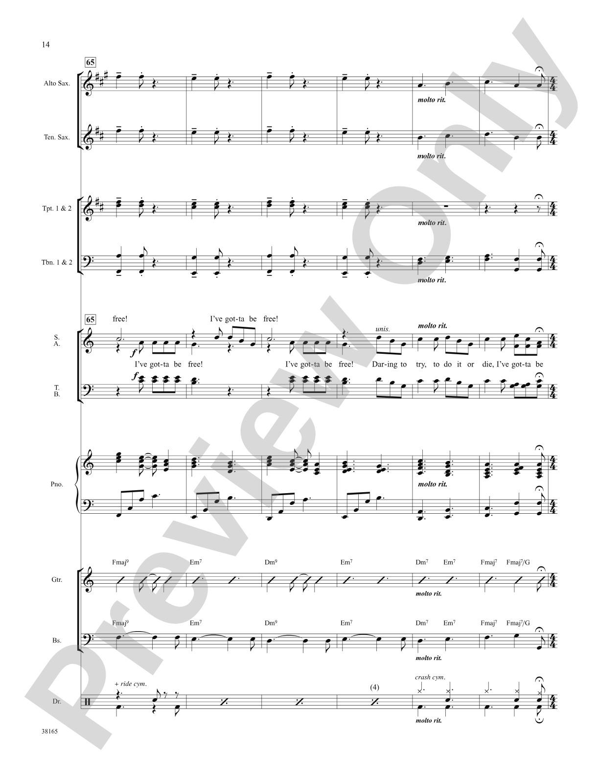 I've Gotta Be Me: Choral SoundPax