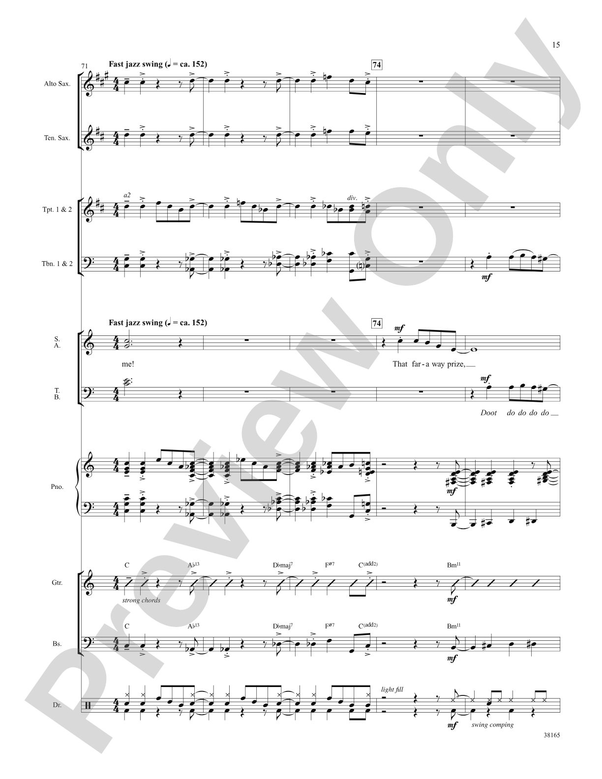 I've Gotta Be Me: Choral SoundPax