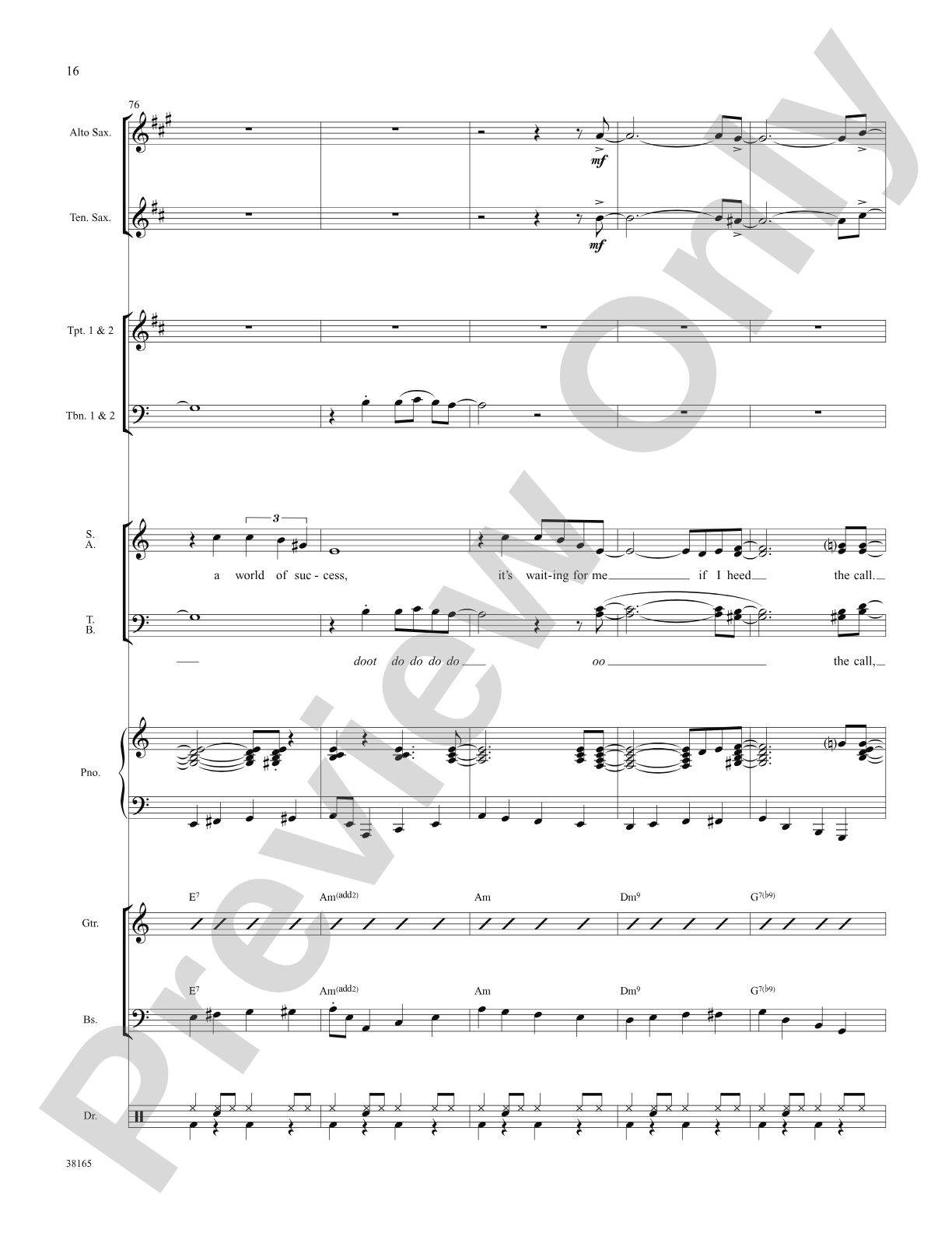 I've Gotta Be Me: Choral SoundPax