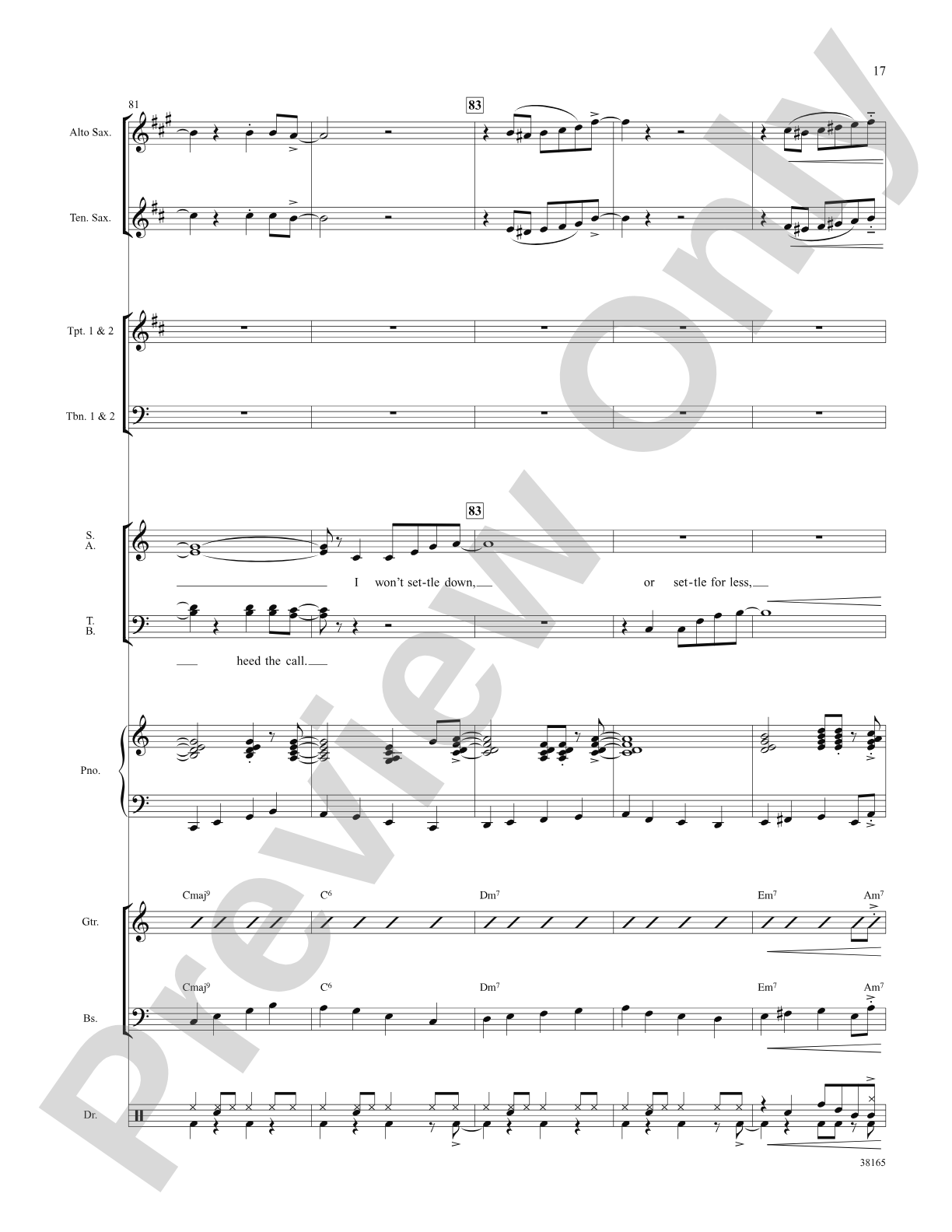 I've Gotta Be Me: Choral SoundPax