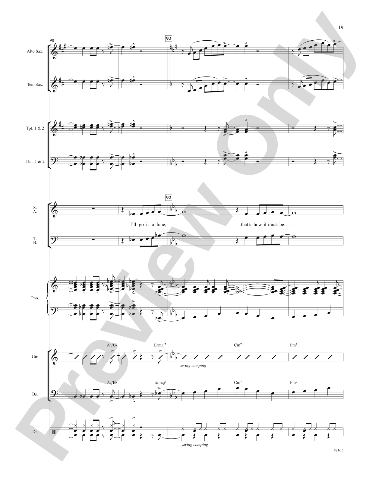 I've Gotta Be Me: Choral SoundPax