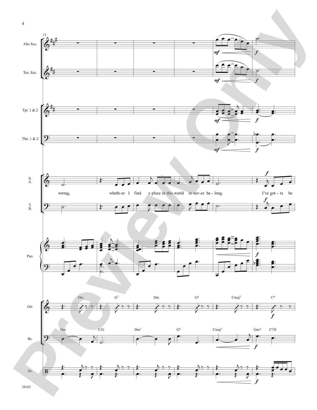 I've Gotta Be Me: Choral SoundPax