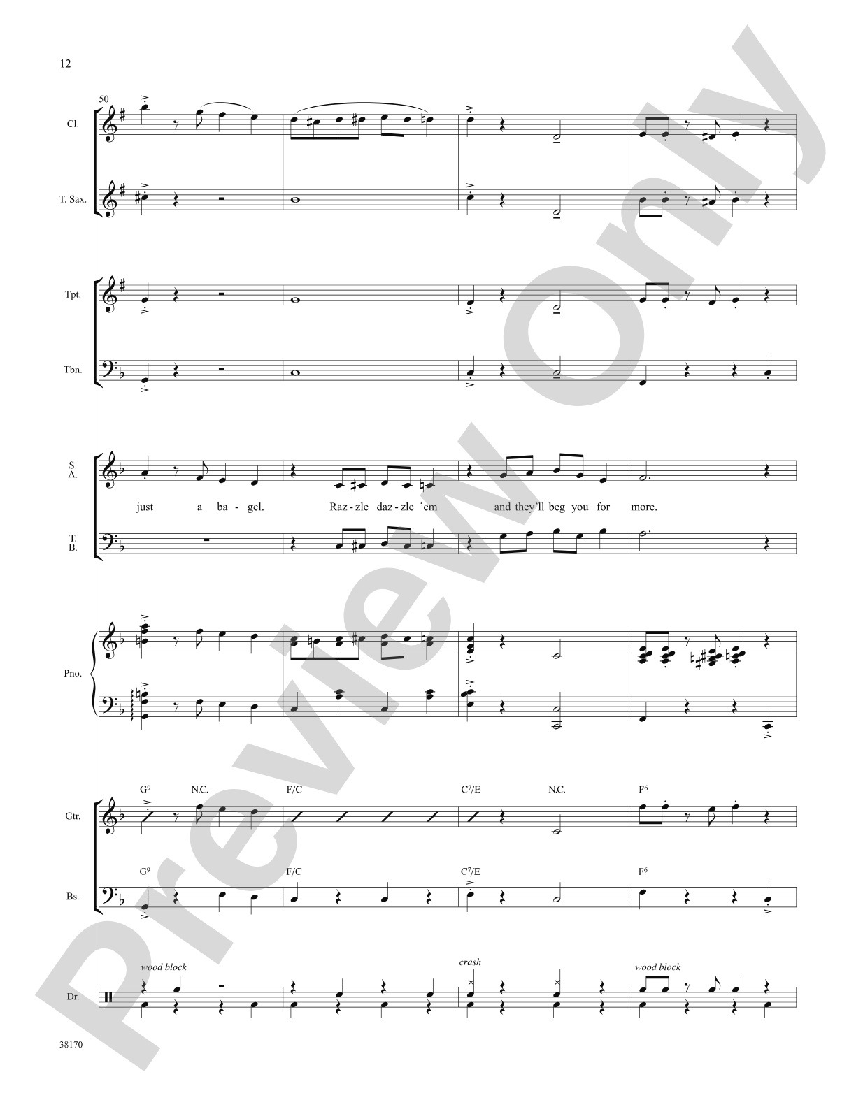 Razzle Dazzle (from the musical Chicago): Choral SoundPax