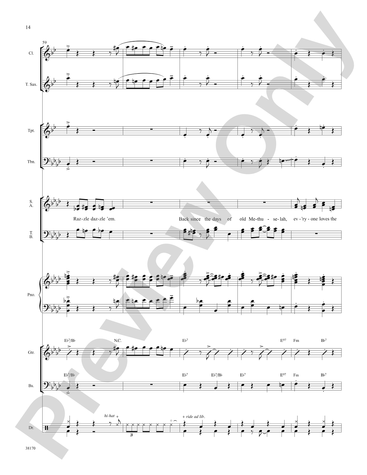 Razzle Dazzle (from the musical Chicago): Choral SoundPax
