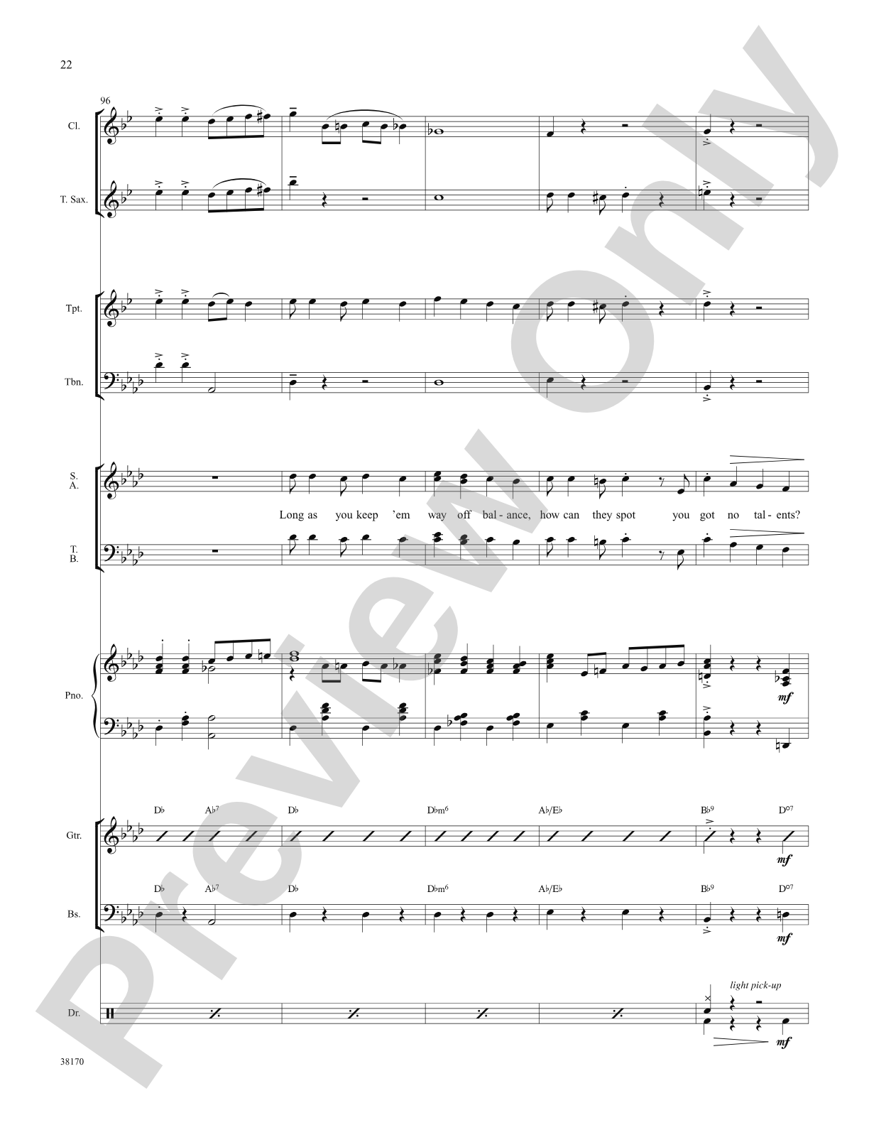 Razzle Dazzle (from the musical Chicago): Choral SoundPax